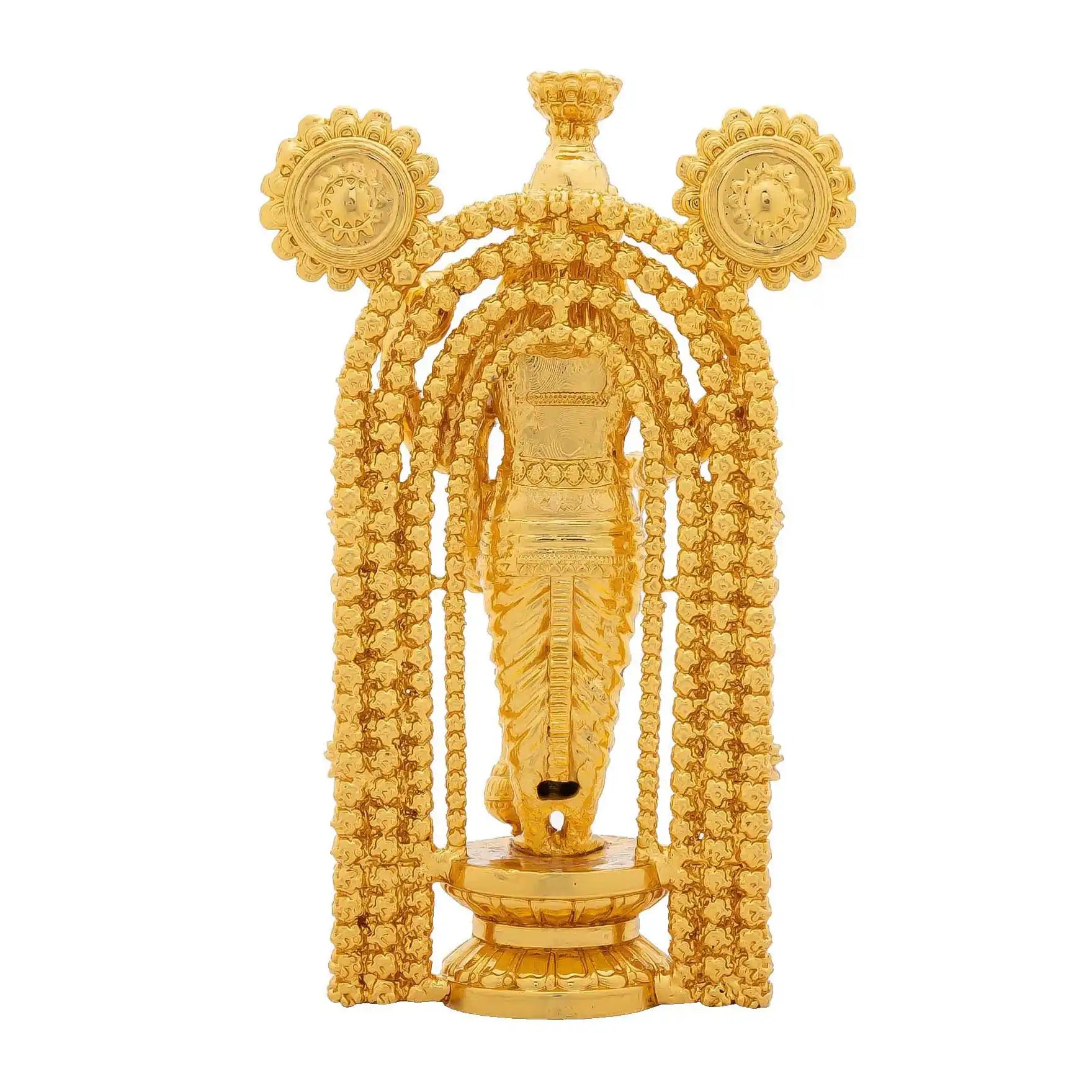 Lord Venkateswara Idol – Traditional South Indian Deity Sculpture – Balaji (Tirupati) Murti/Statue – Home Temple & Puja Gift PIDGA3a-0001