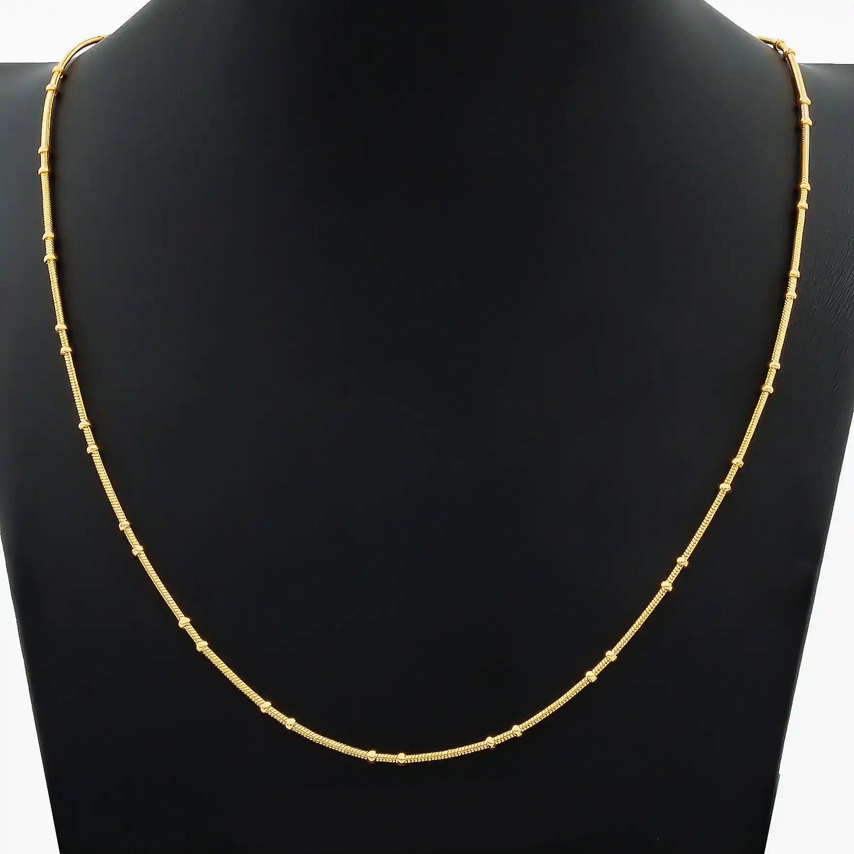 Golden Kashmiri Bead Millennium chain PCM30-052