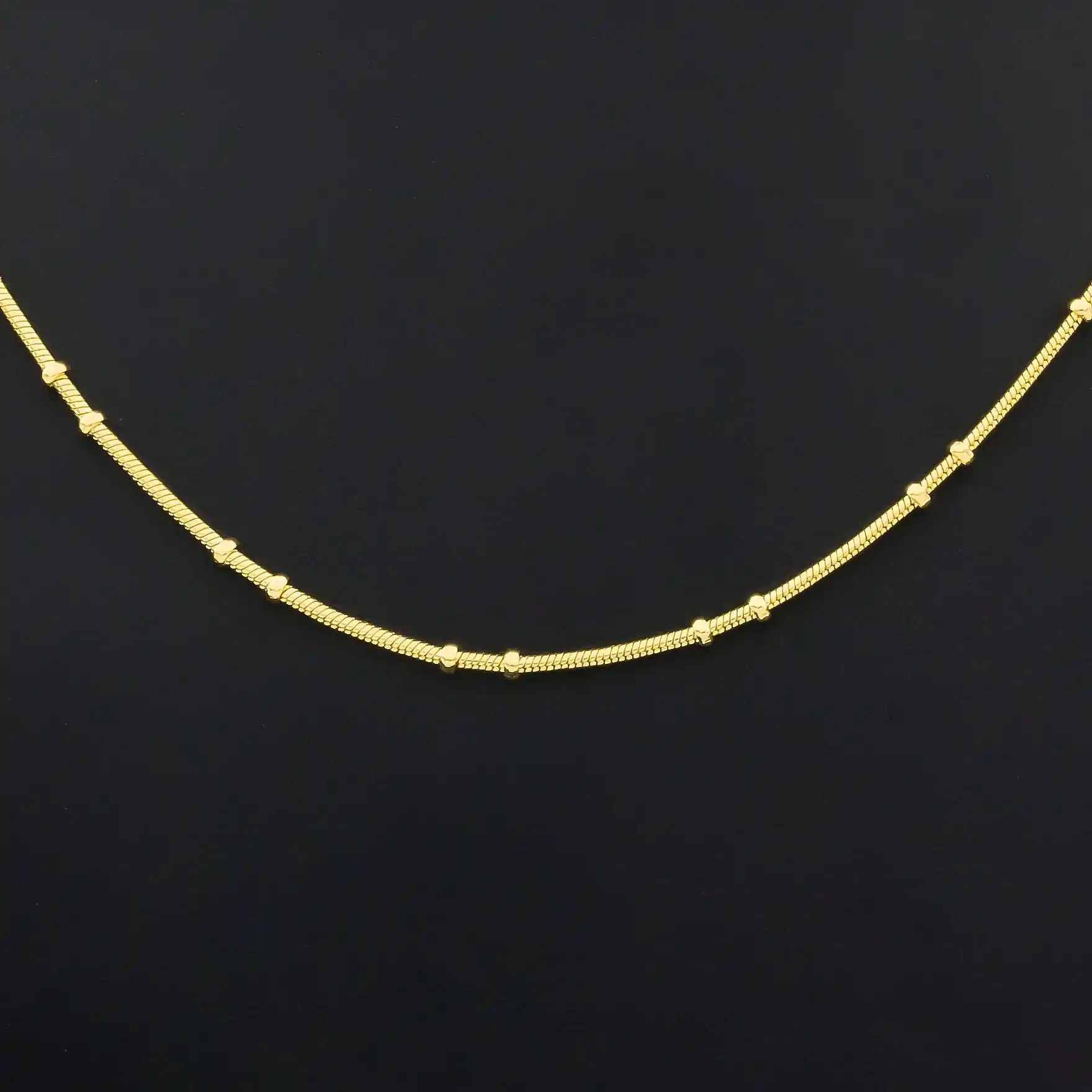 Golden Kashmiri Bead Millennium chain PCM30-052