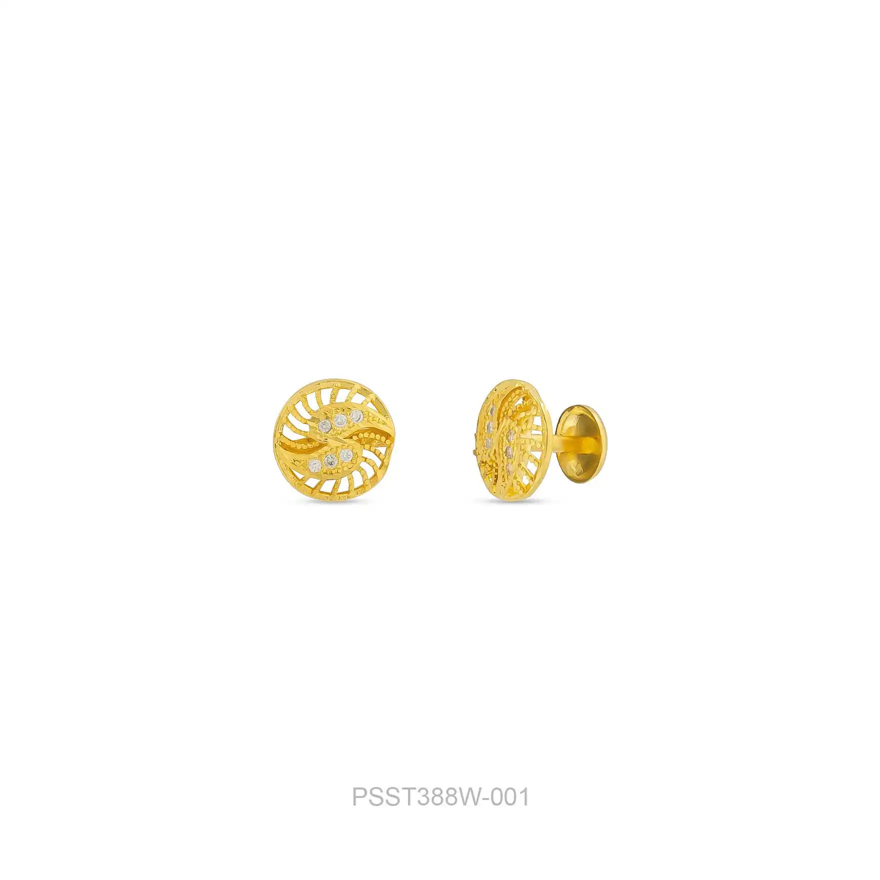 STONE EARRING PSST388W-001