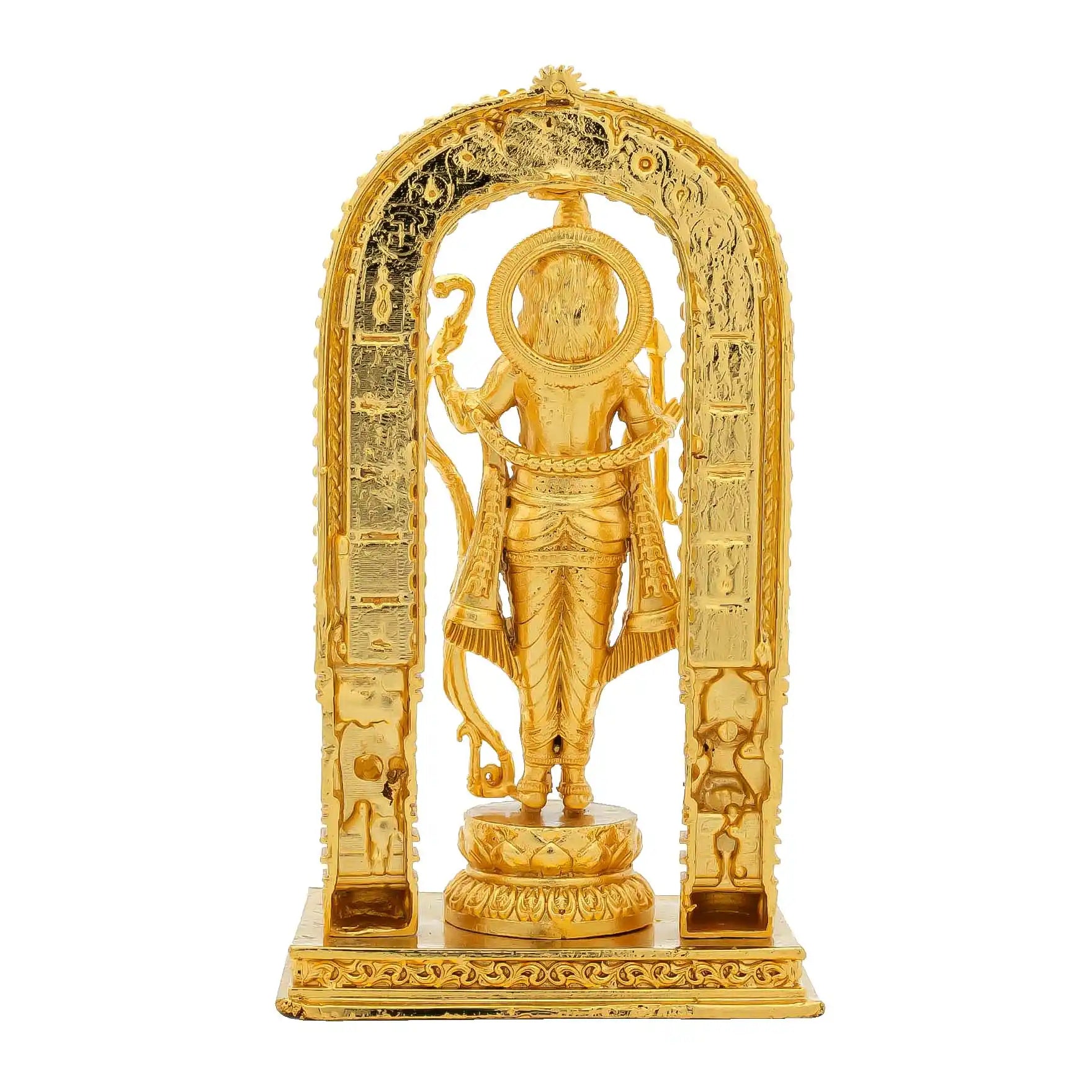 “Lord Murugan Idol – Subramanya Swamy Golden Statue for Home Temple, Pooja & Decor” PIDSR7-0041