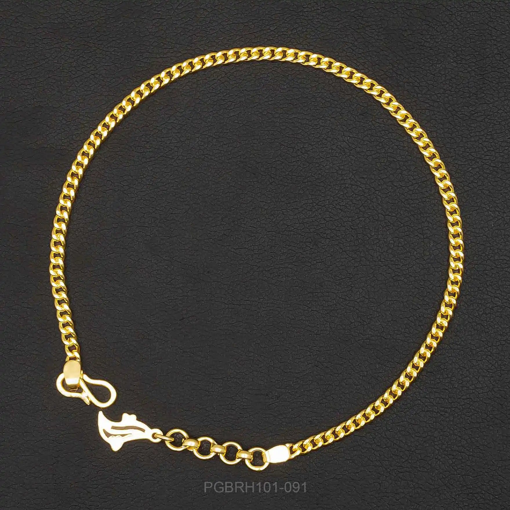 Shop 24k Gold Layered Bracelet Bangle Online | Parakkat Jewels