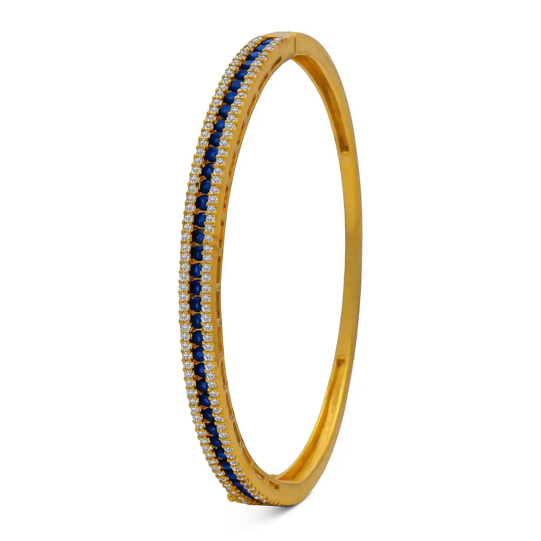 Stone Bracelet Bangle PSBRB85WBL-002