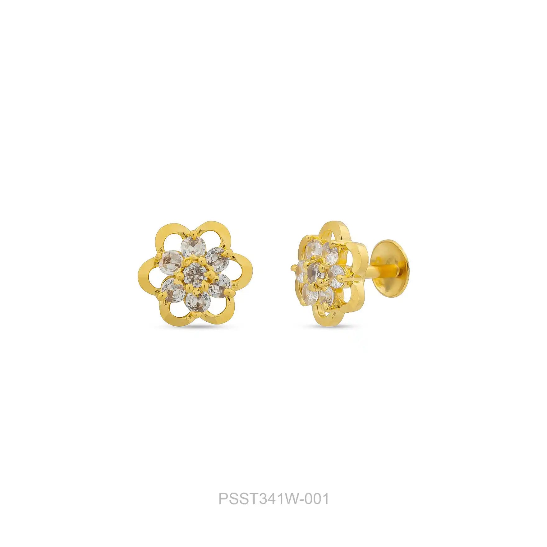 STONE EARRING PSST341W-001