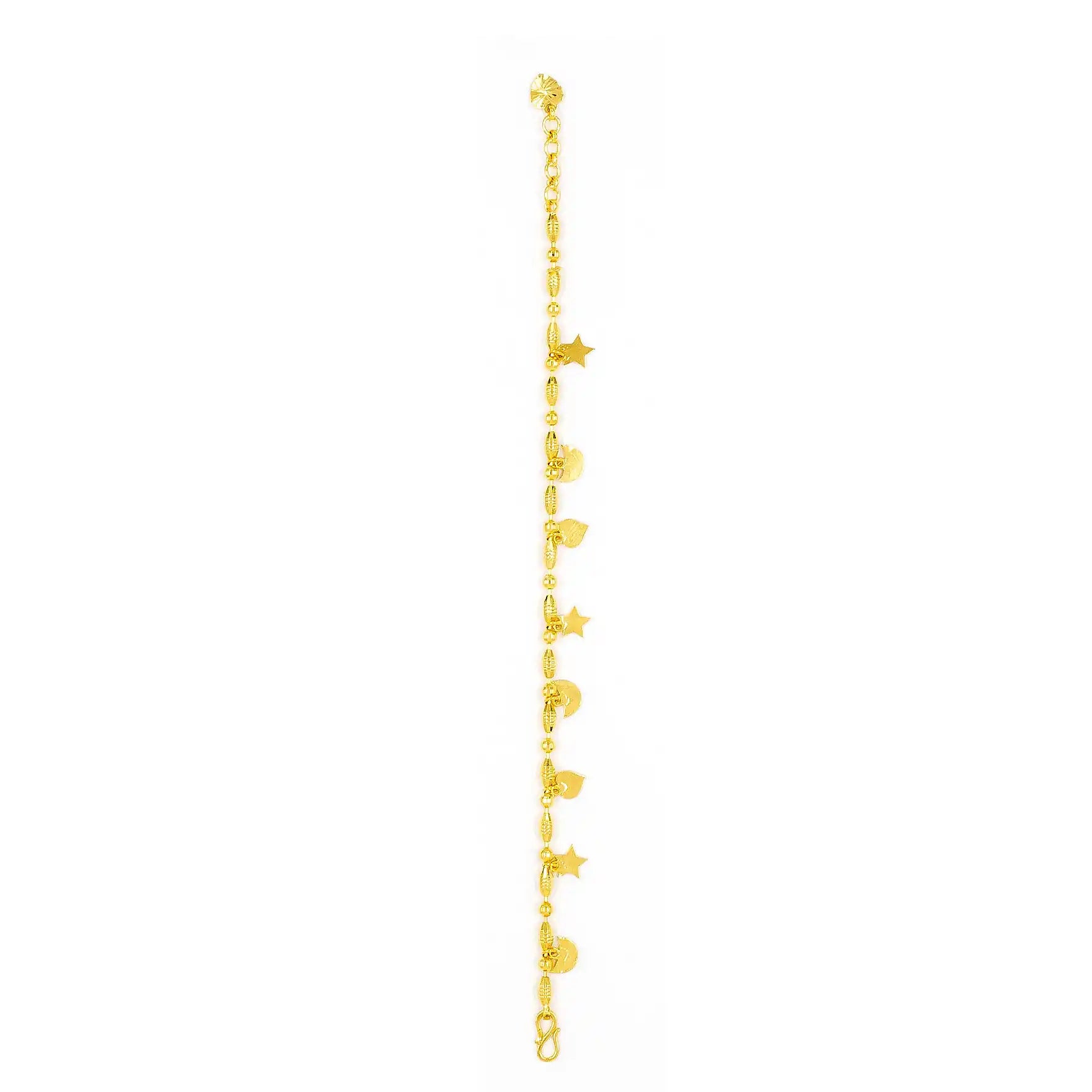 Buy Golden Stylish Bracelet for Girls Online at Parakkat Jewels