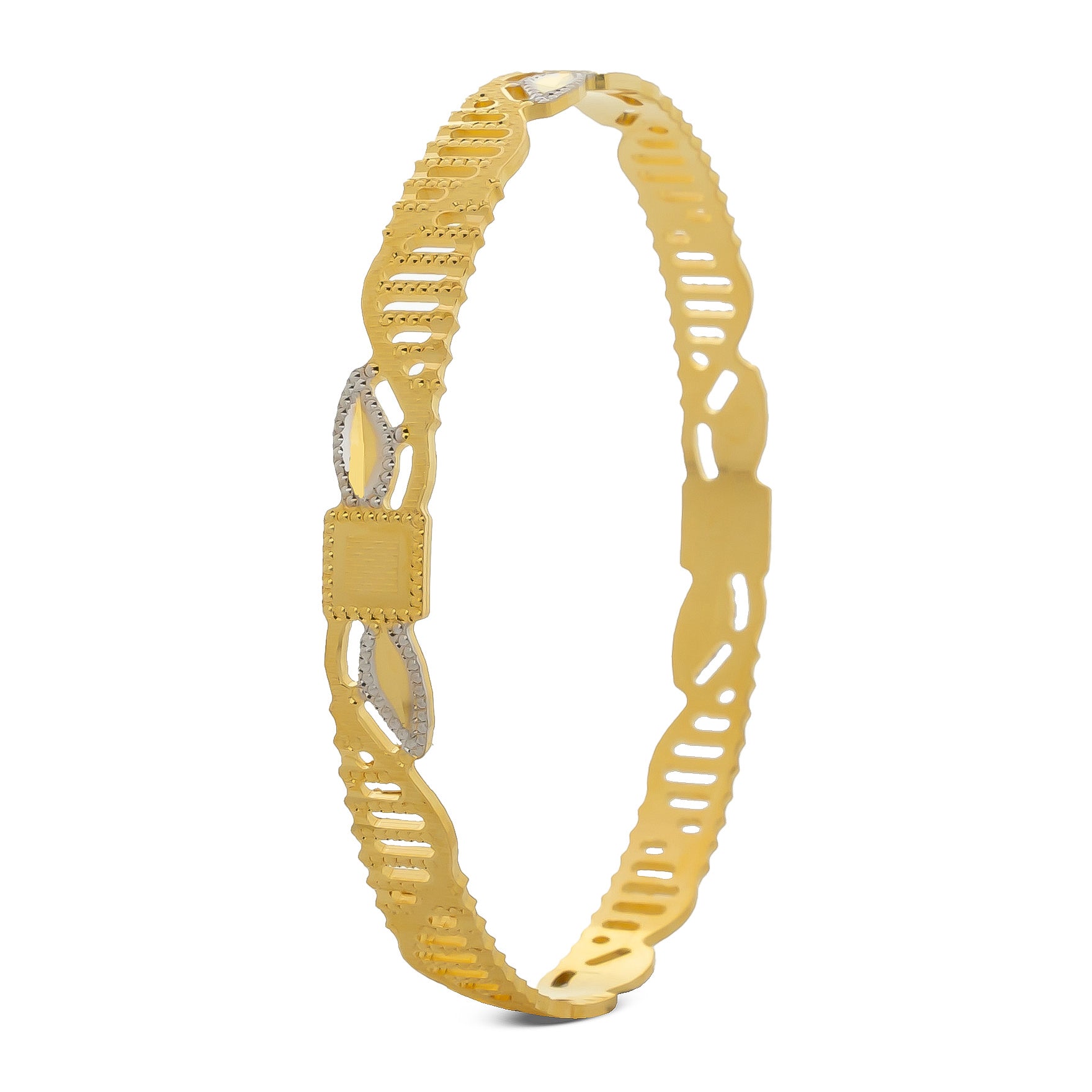 RHODIUM BANGLE PRGB247-091
