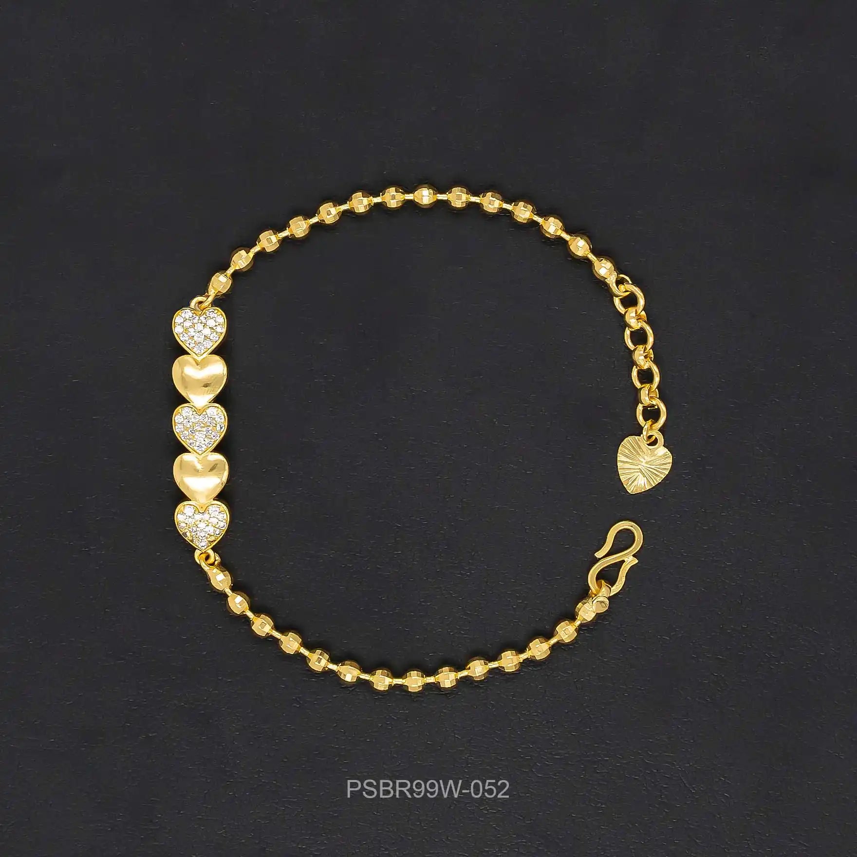 Buy 24k Gold Layered Modern Bracelet Bangle | Parakkat Jewels