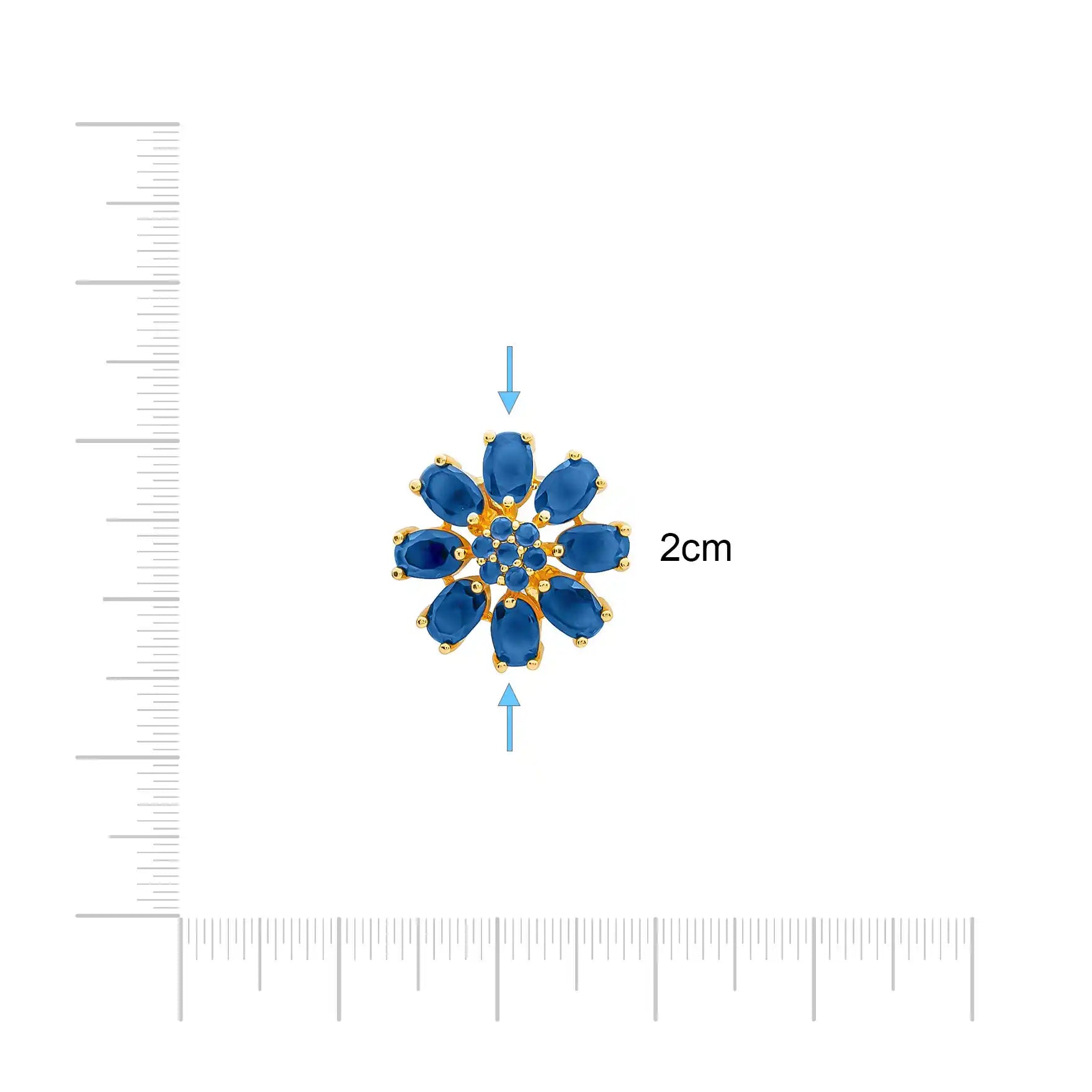 PREMIUM STONE STUD  PMSST14BL-003