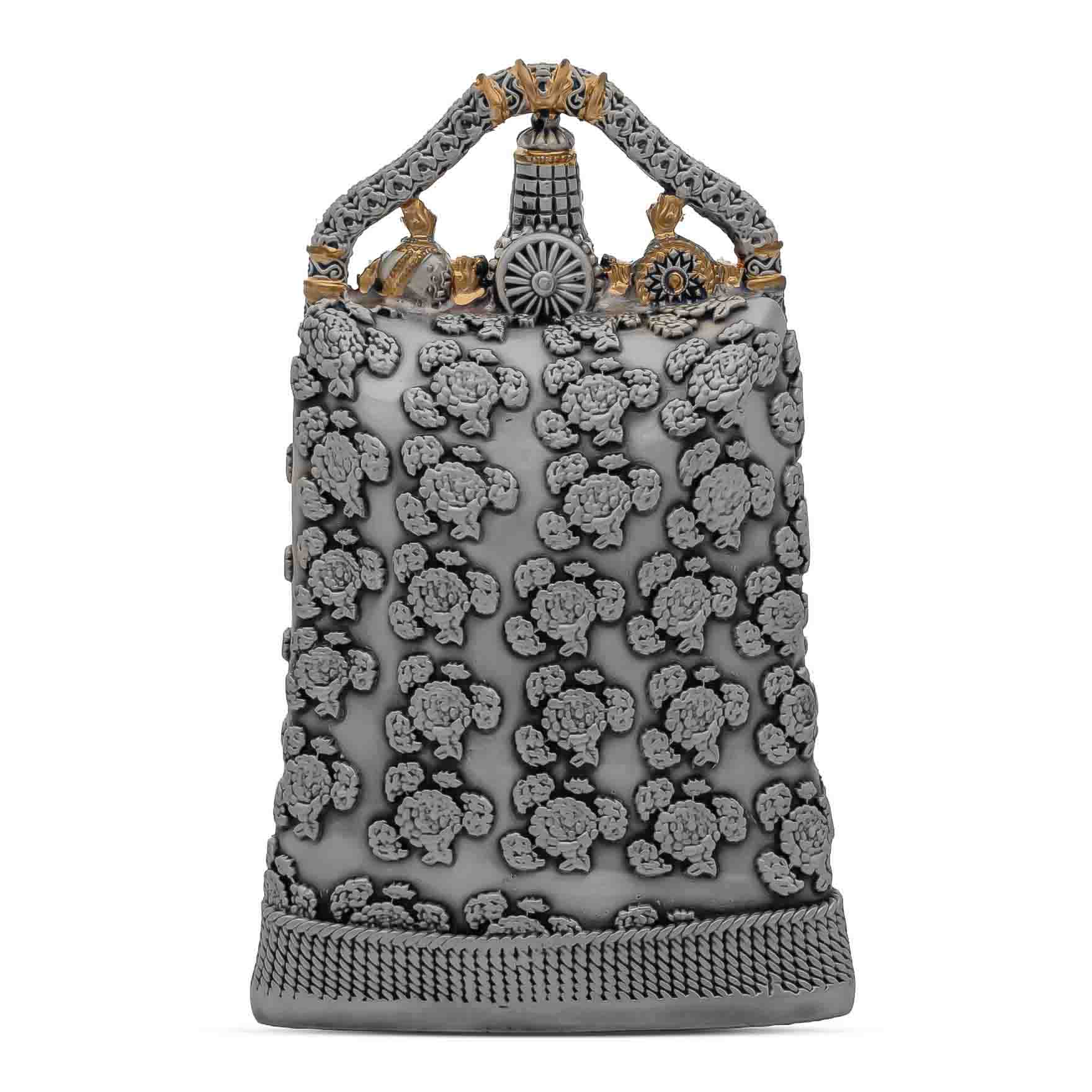 Lord Venkateswara Idol – Antique Silver Layered Temple Style Figurine – Tirupati Balaji Murti (Hindu Spiritual Statue) – Pooja & Home Décor | PIDRST3-007