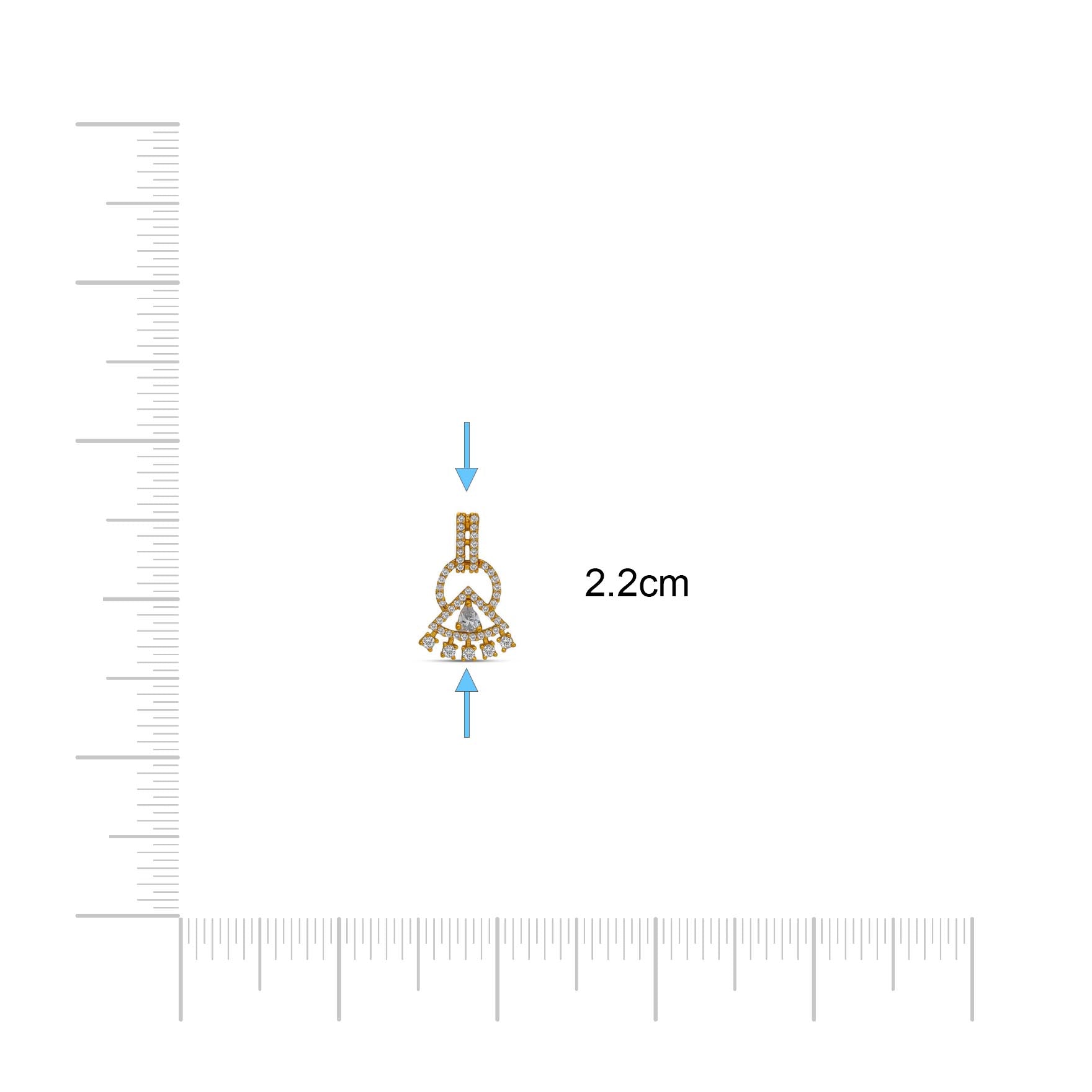 Hanging Stone Stud PSHST102W-081