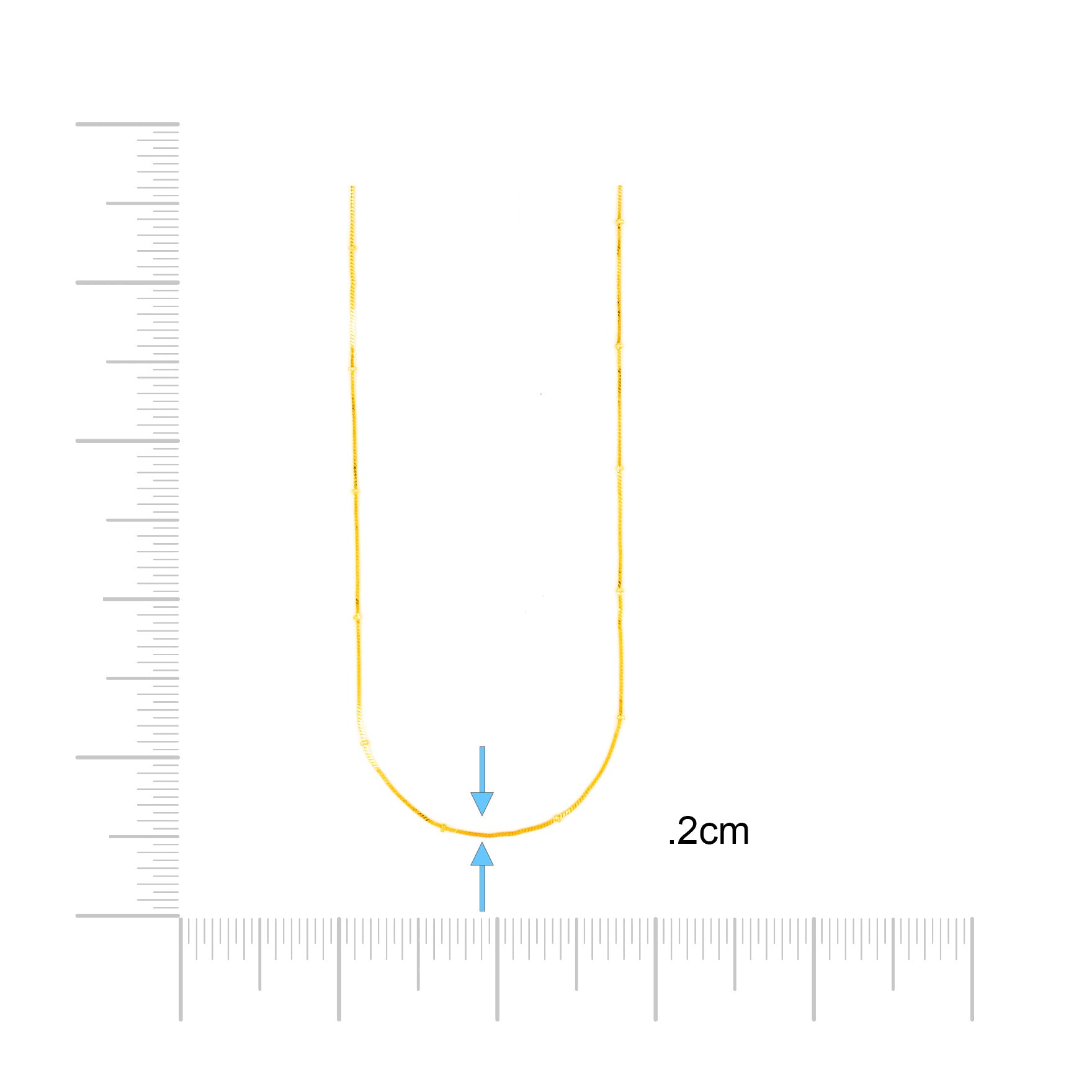 Thin Golden Chain PCM67-052