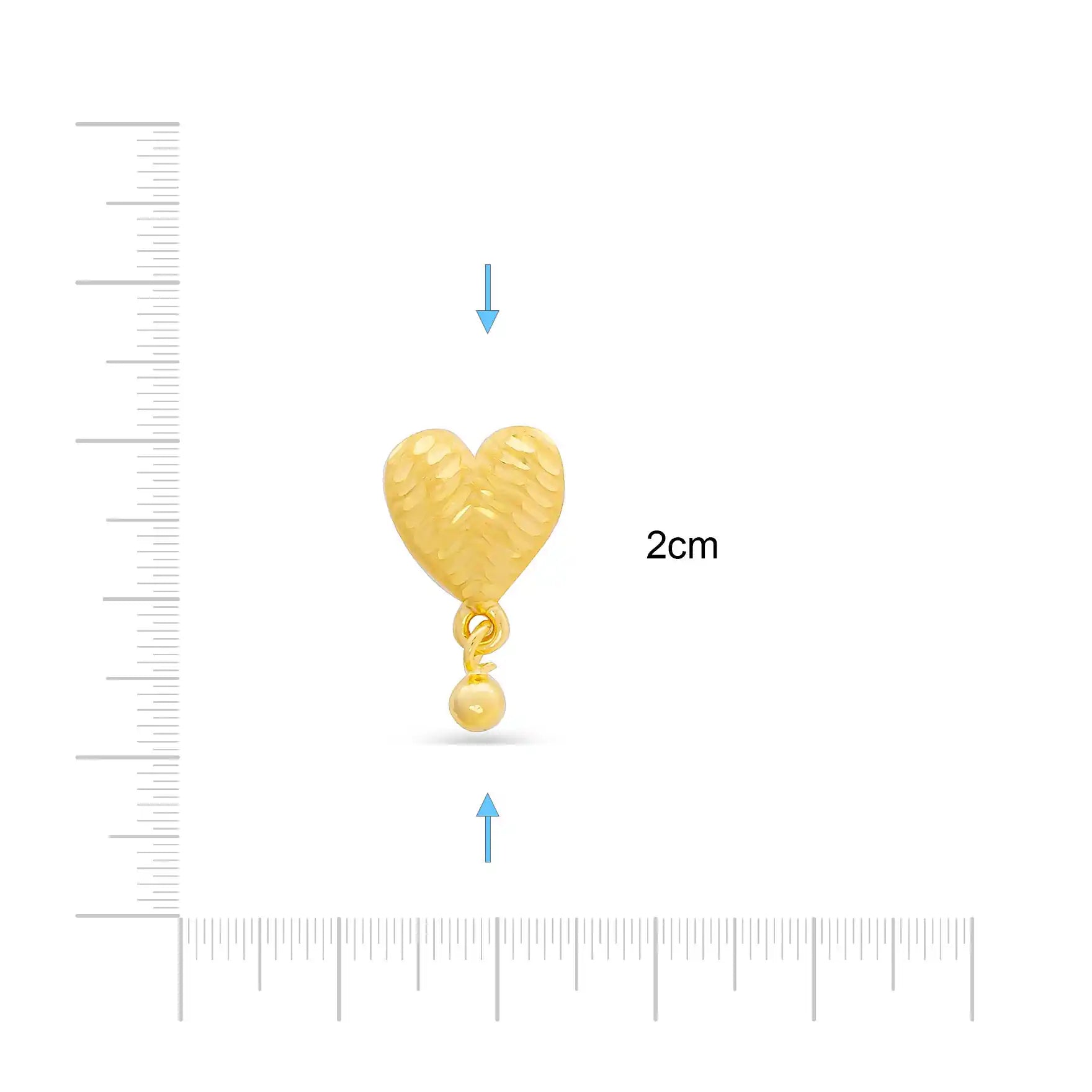 GOLDEN HANGING STUD PGHST286-09