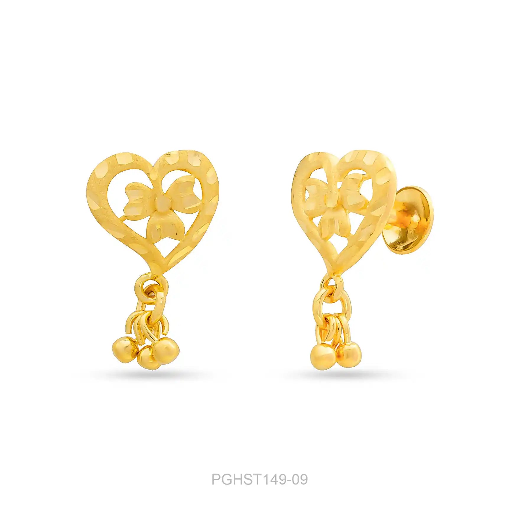 GOLDEN HANGING STUD PGHST149-09