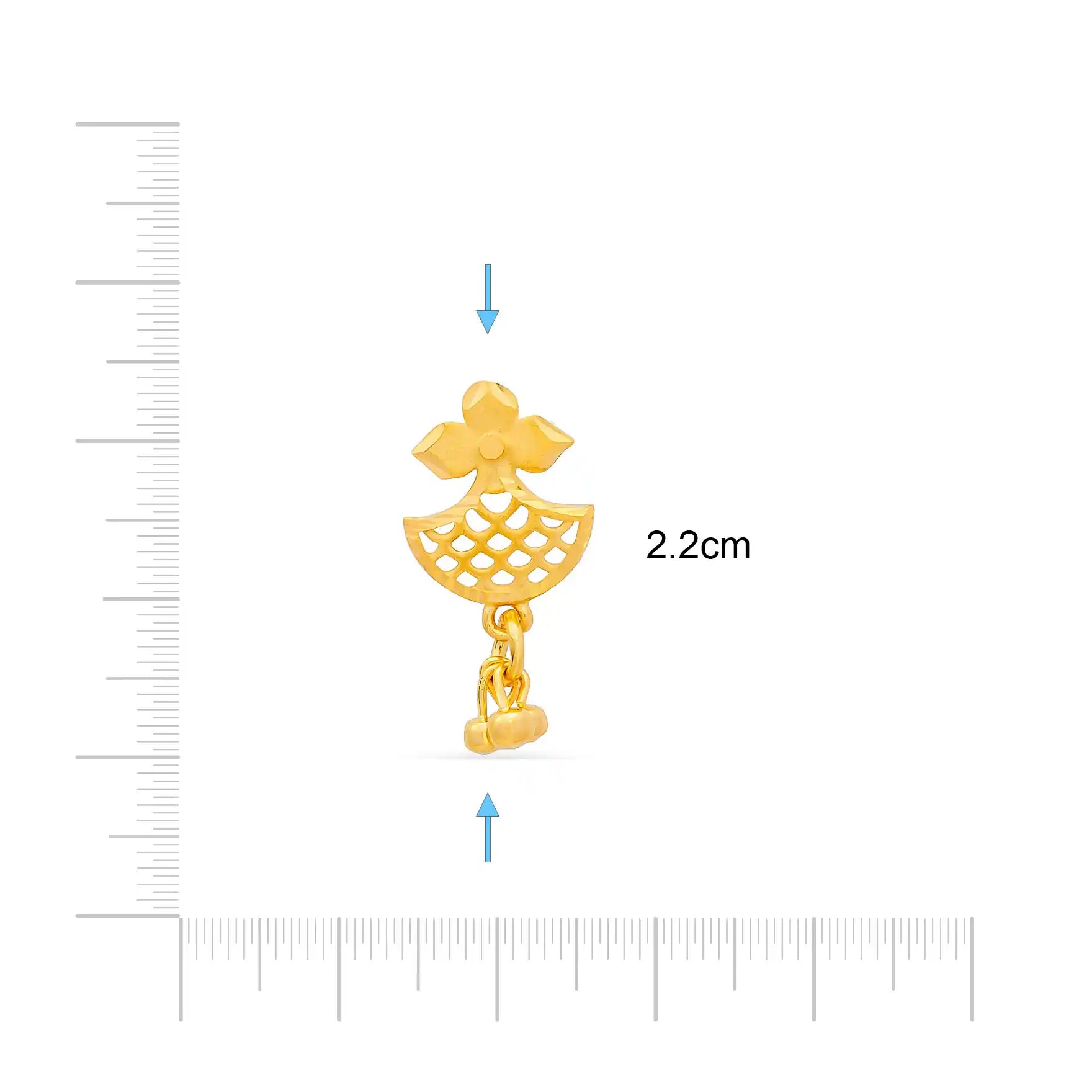 GOLDEN HANGING STUD PGHST64-09