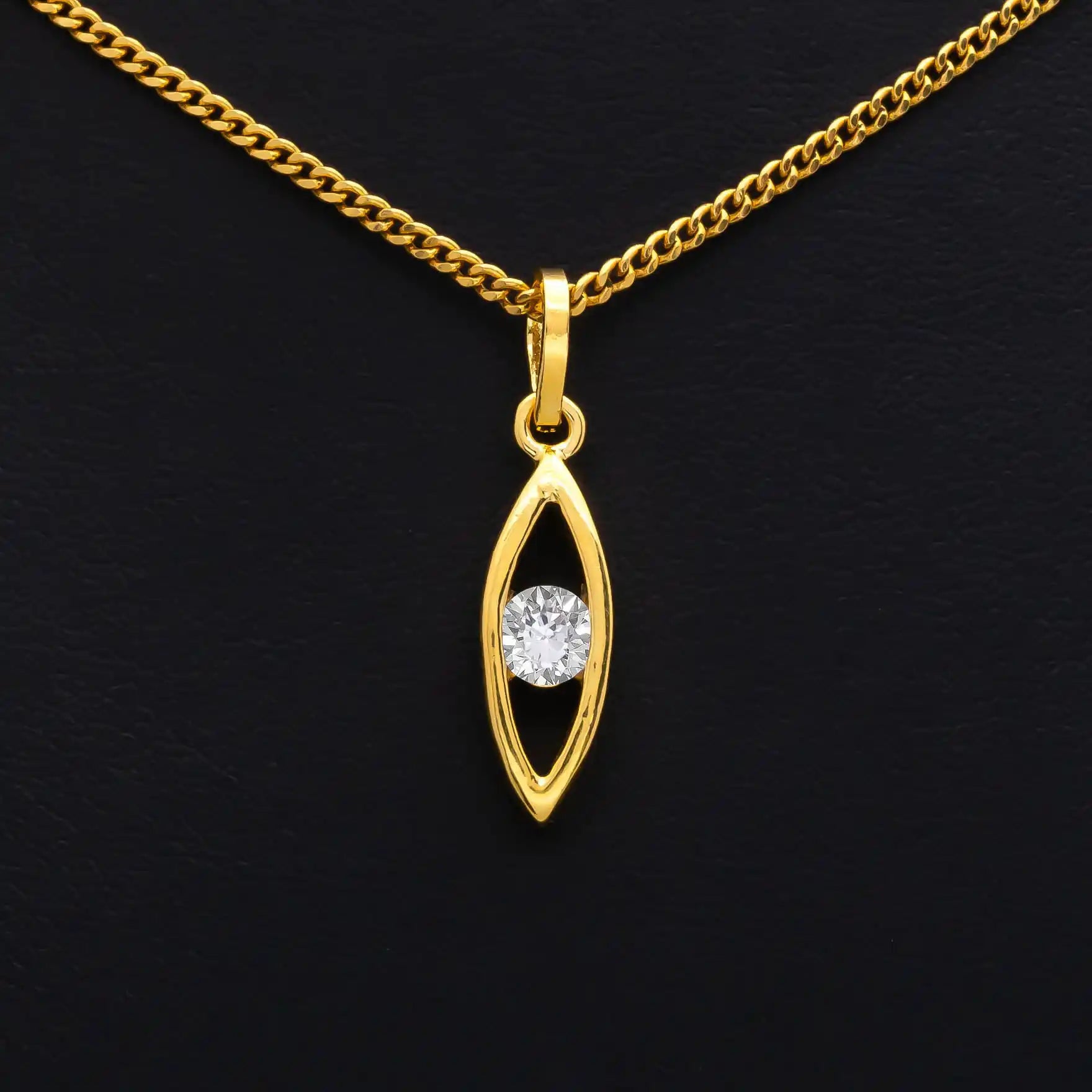Golden Pendant PSLT62W-06