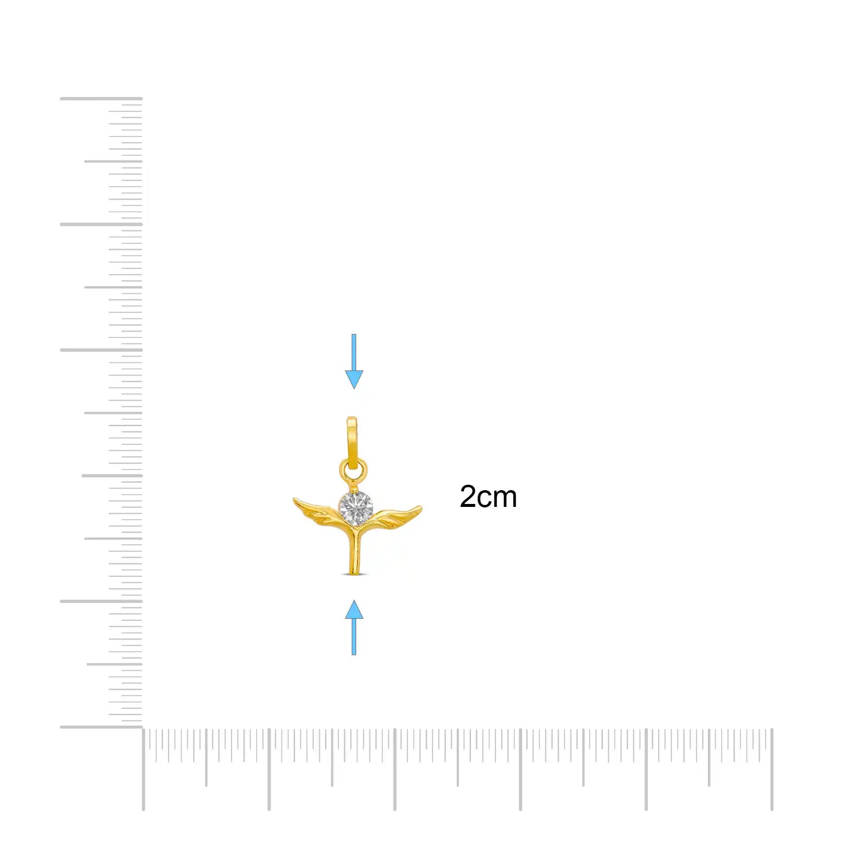 Golden Pendant PSLT139W-06