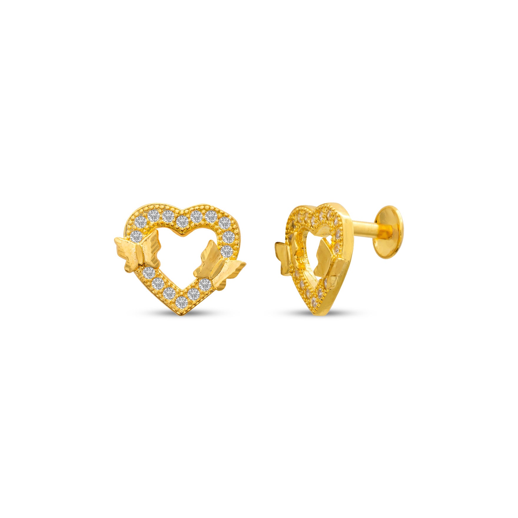 STONE EARRING PSST370W-001