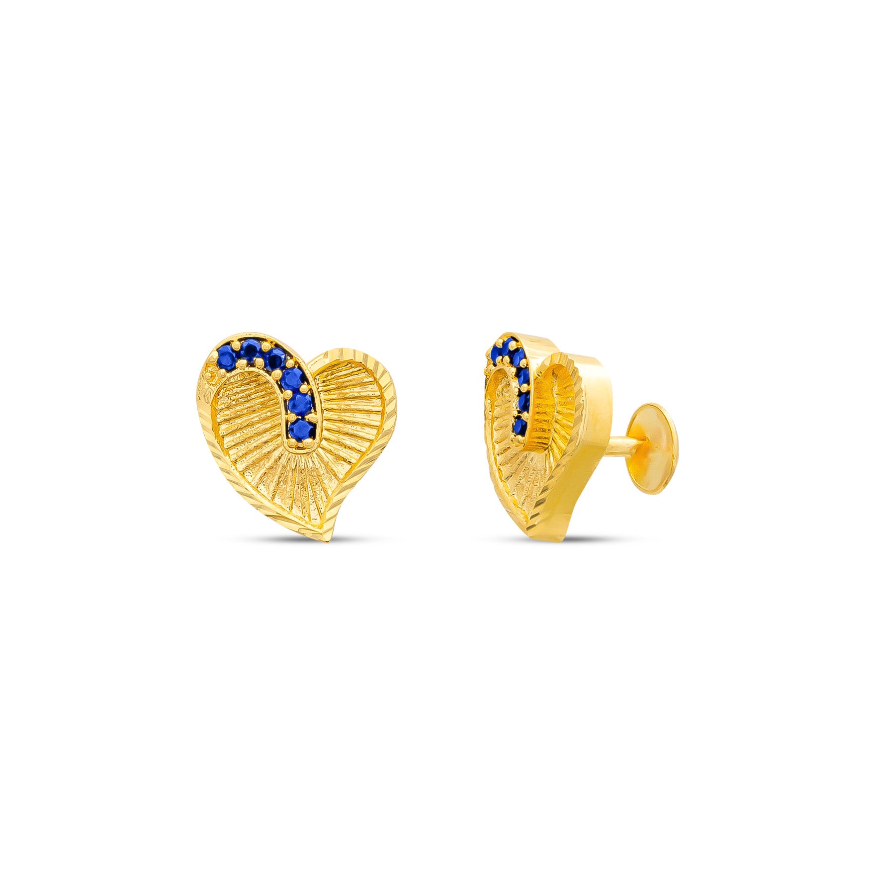 STONE EARRING PSST450BL-001