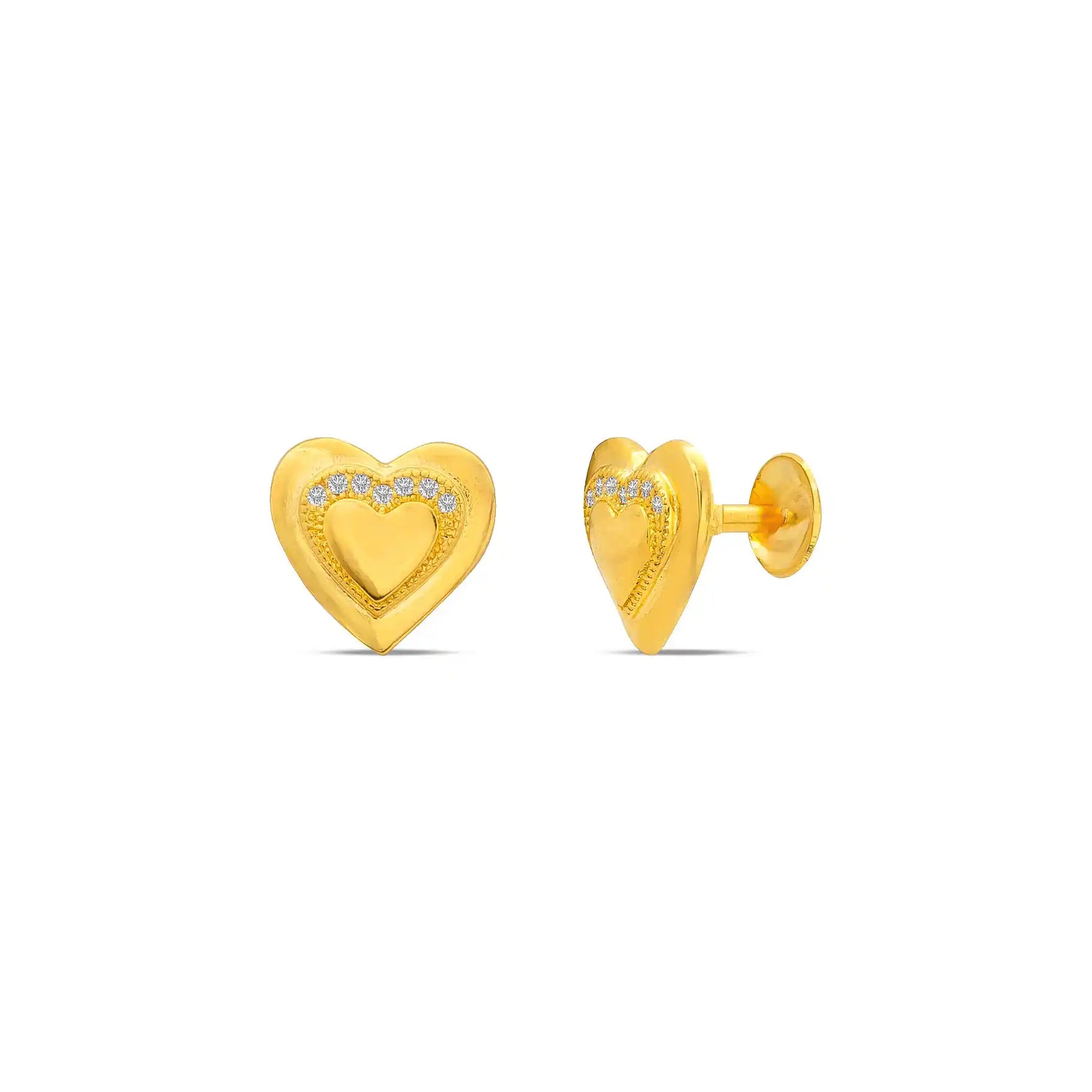 STONE EARRING PSST201W-001