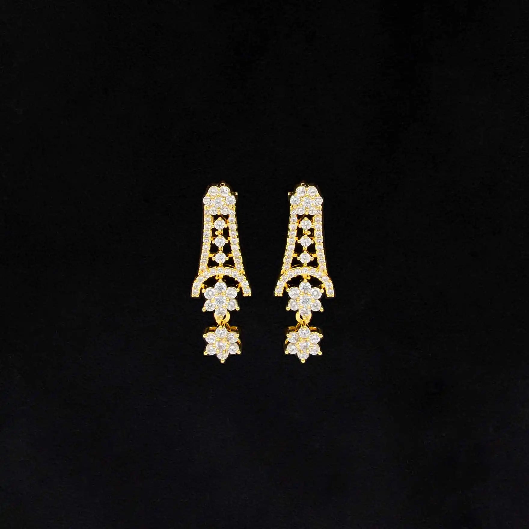 Premium Stone Necklace with Stud PMSNS36W-008, PMSHST46W-052