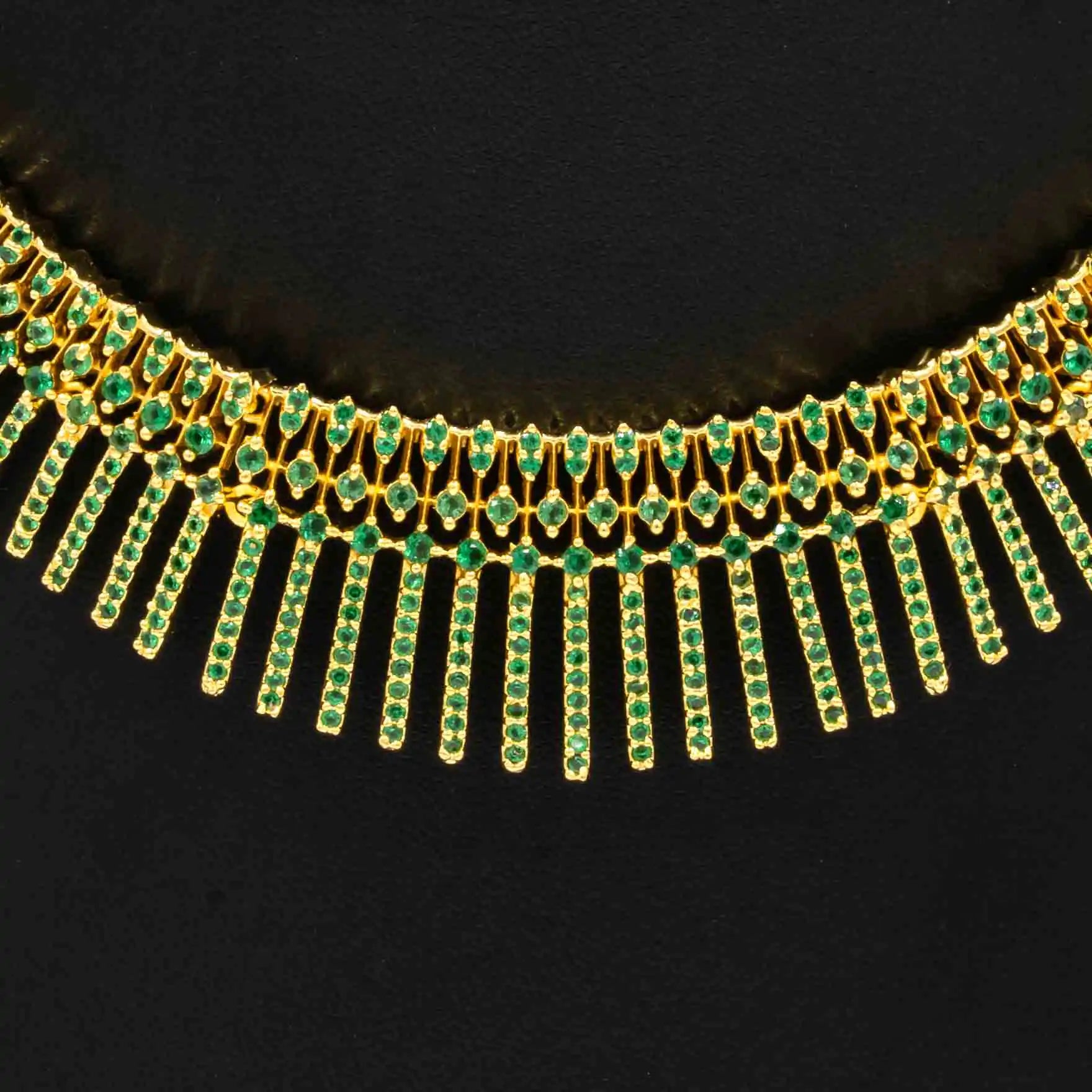 Premium Stone Necklace with Stud PMSNS1G-008, PMSHST3W-002