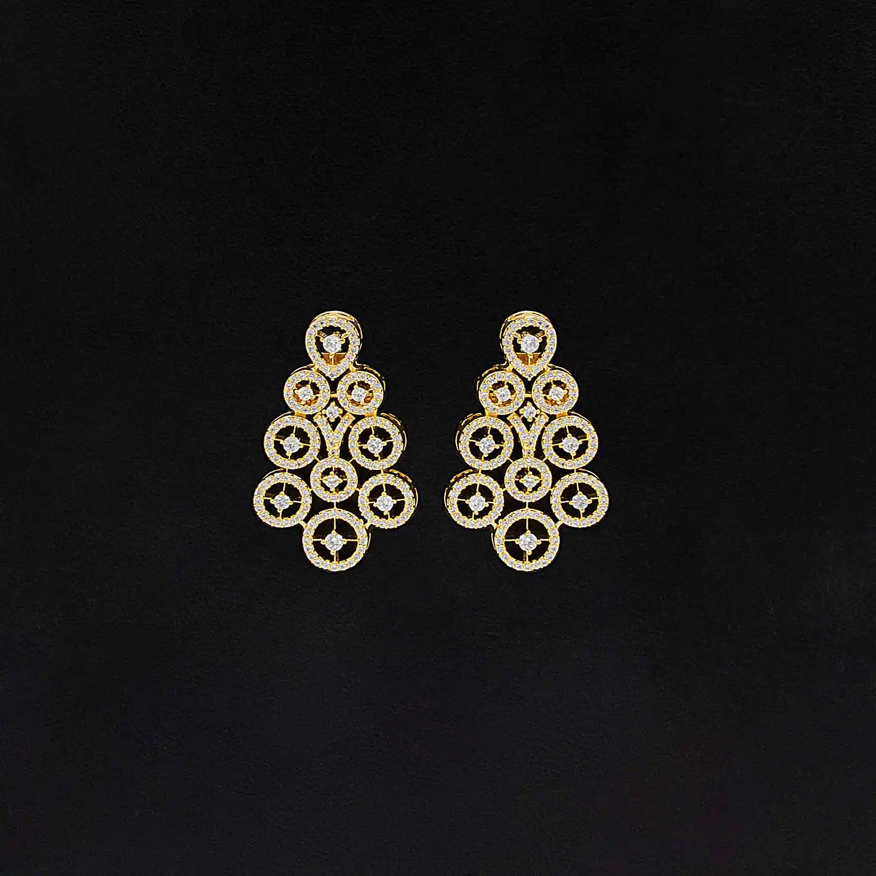 Premium Stone Necklace with Stud PMSNS39W-008, PMSHST31W-082