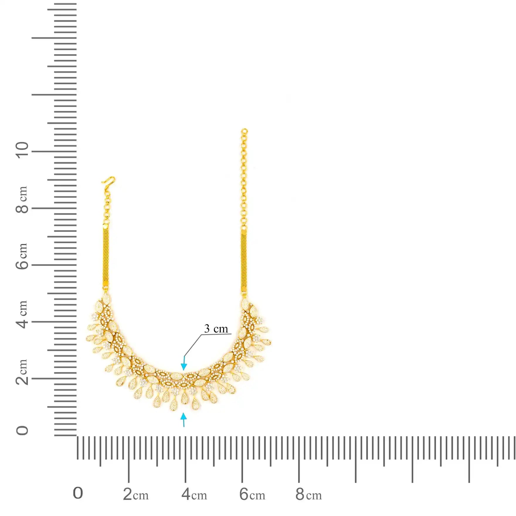 Premium Stone Necklace with Stud PMSNSN4W-0031, PMSHST2W-023