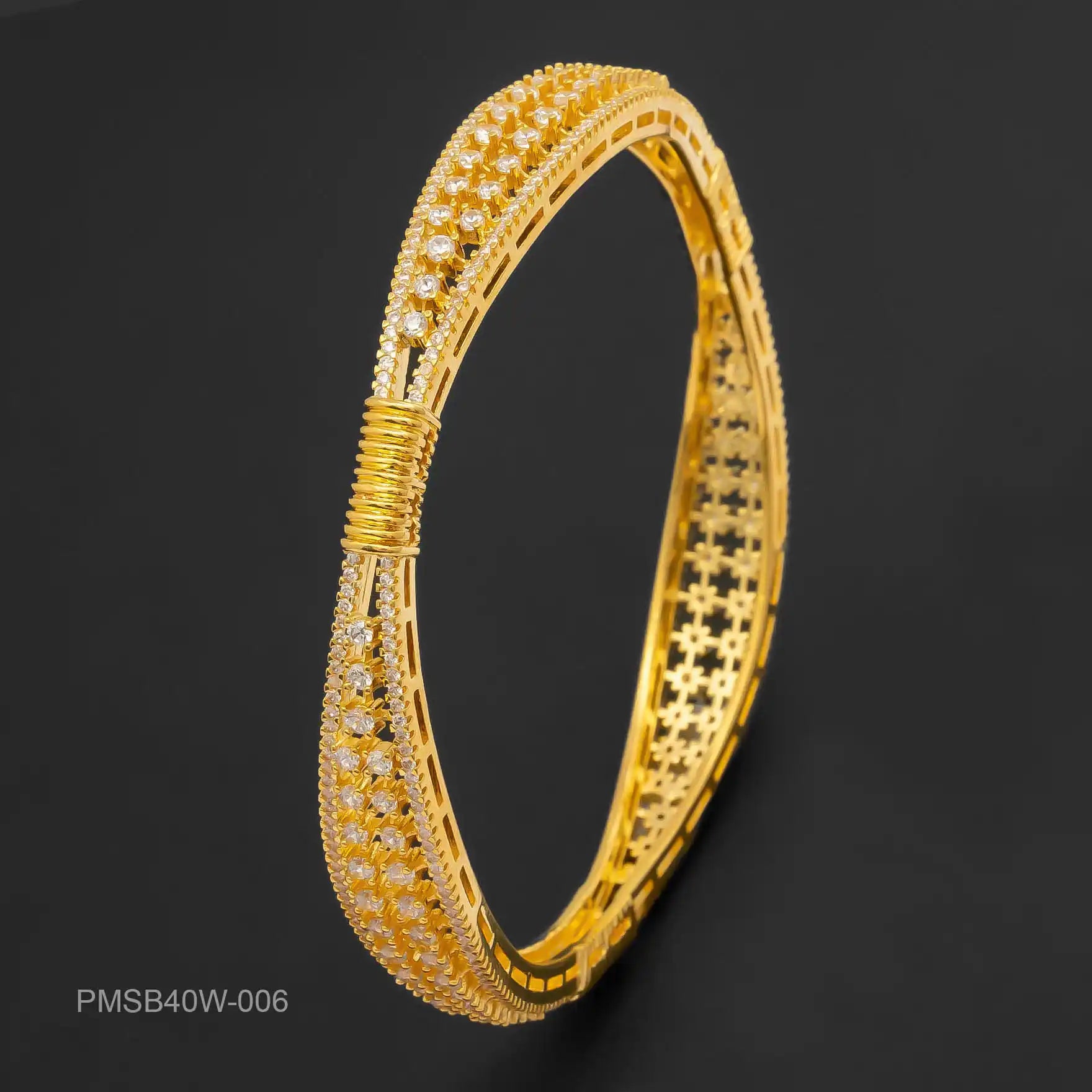 PREMIUM STONE BANGLE PMSB40W-006