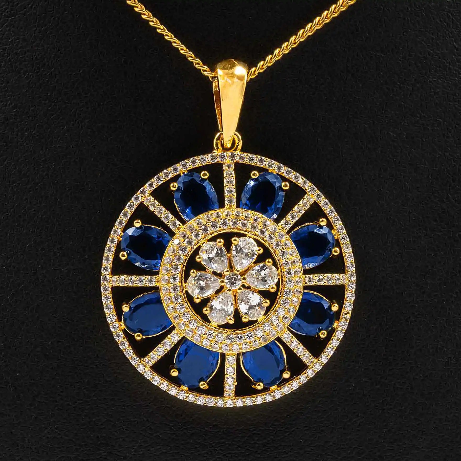 Stone Pendant with Stud PMSST2WBL-052, PMSLT1WBL-003