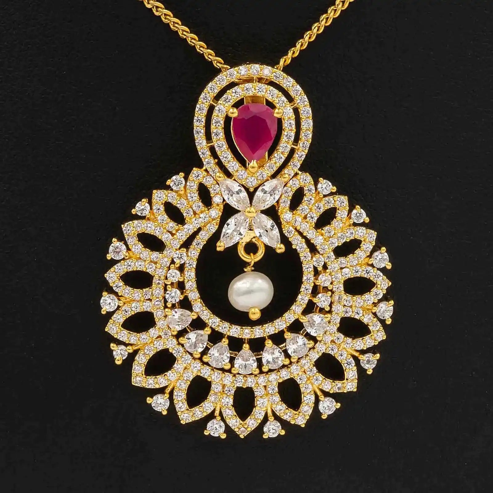 Stone Pendant  with Stud PMSLT1WR-052, PMSHST24WR-022