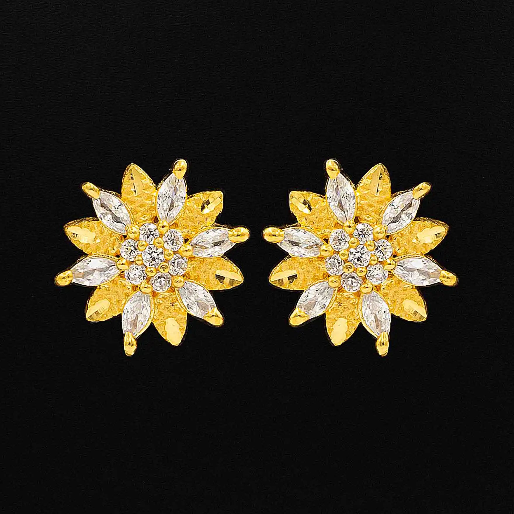 Stone Earrings PSST130W-001
