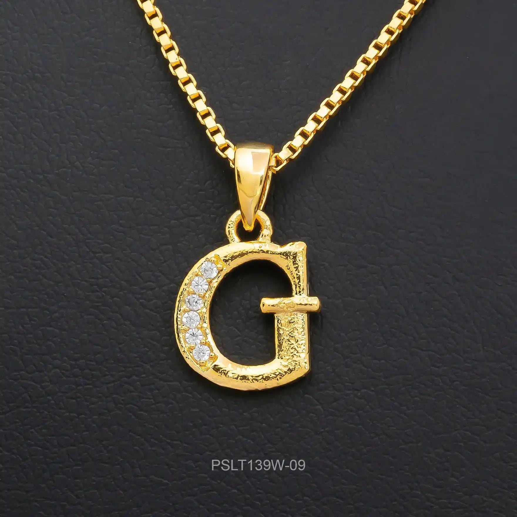 Gold Pendant PSLT139W-09