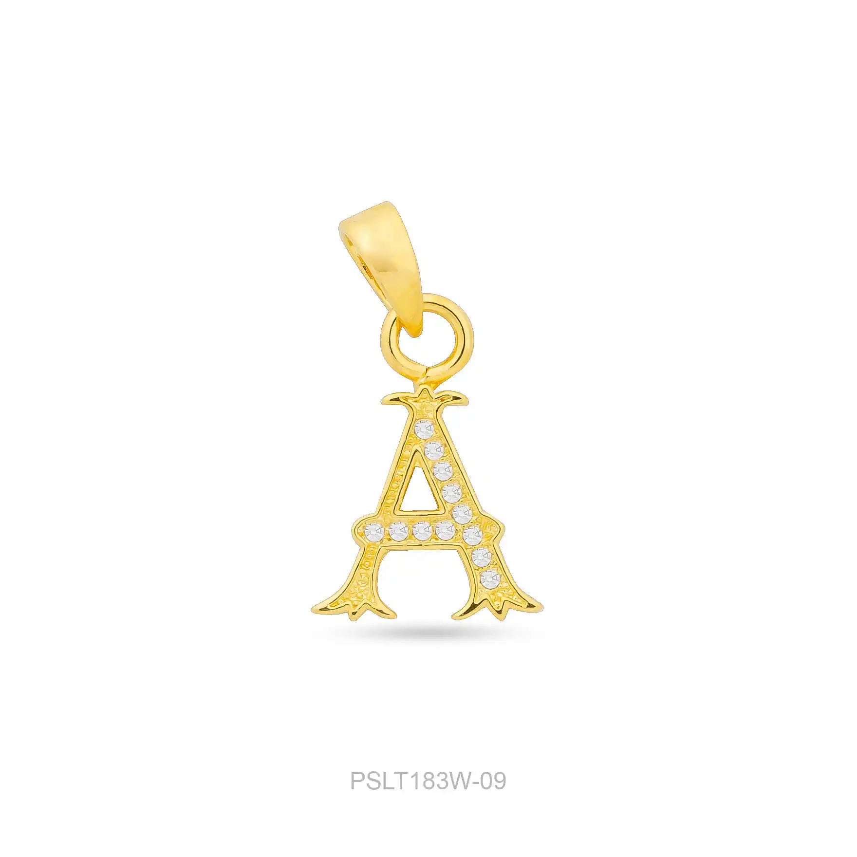 Gold Pendant PSLT183W-09