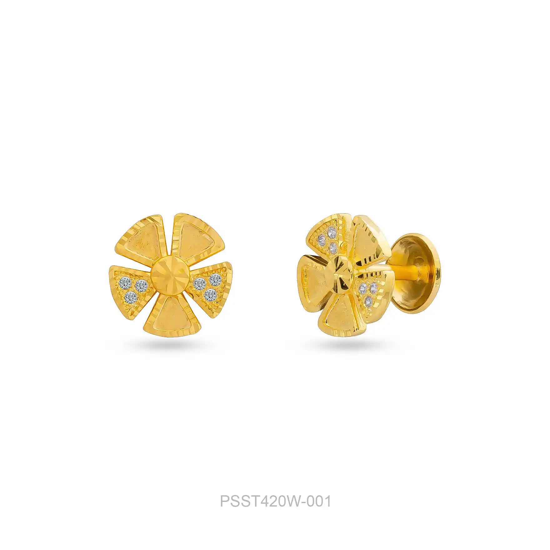 Stone Earring PSST420W-001