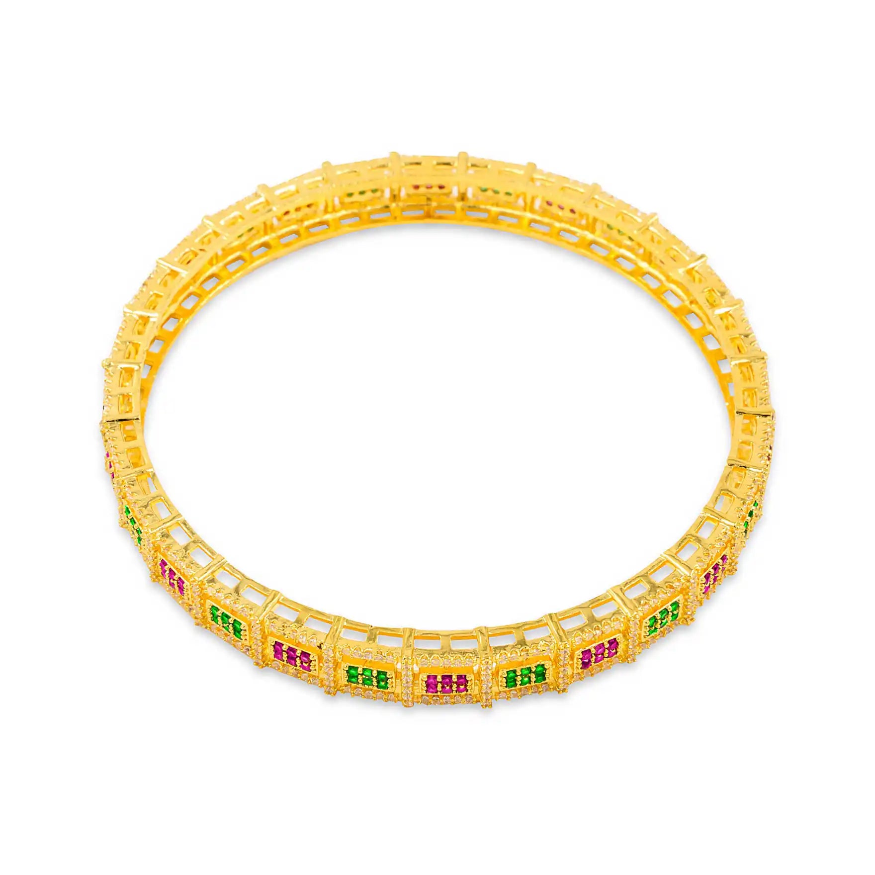 Premium Stone Bangle PMSB34WRG-006