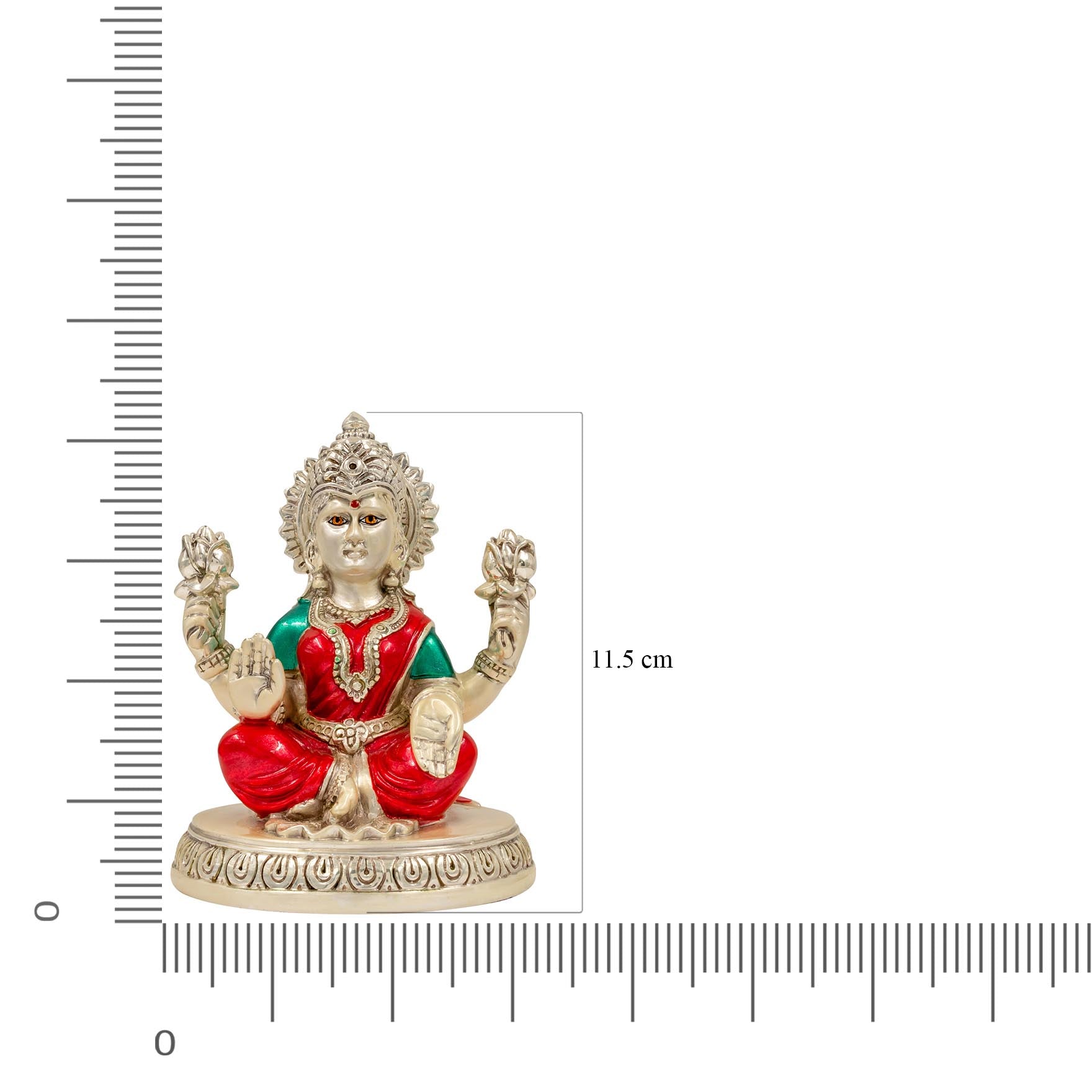 Lord LAKSHMI Silver Idol PIDRSL1-053