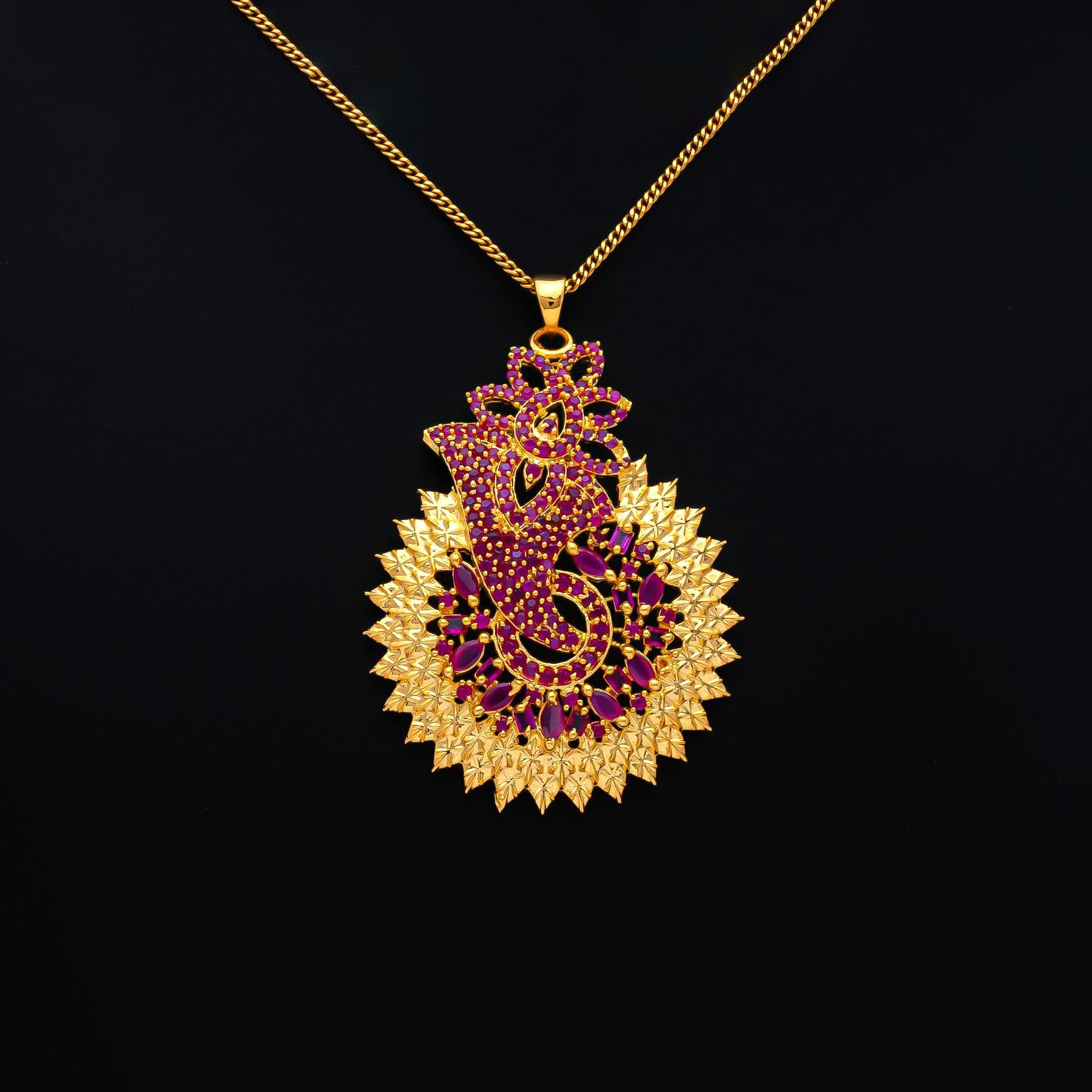 STONE PENDENT PSLT24R-072