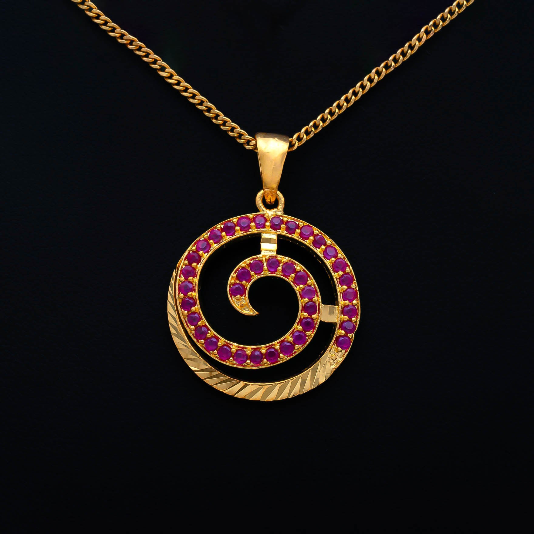 GOLDEN STONE PENDENT PSLT13R-011