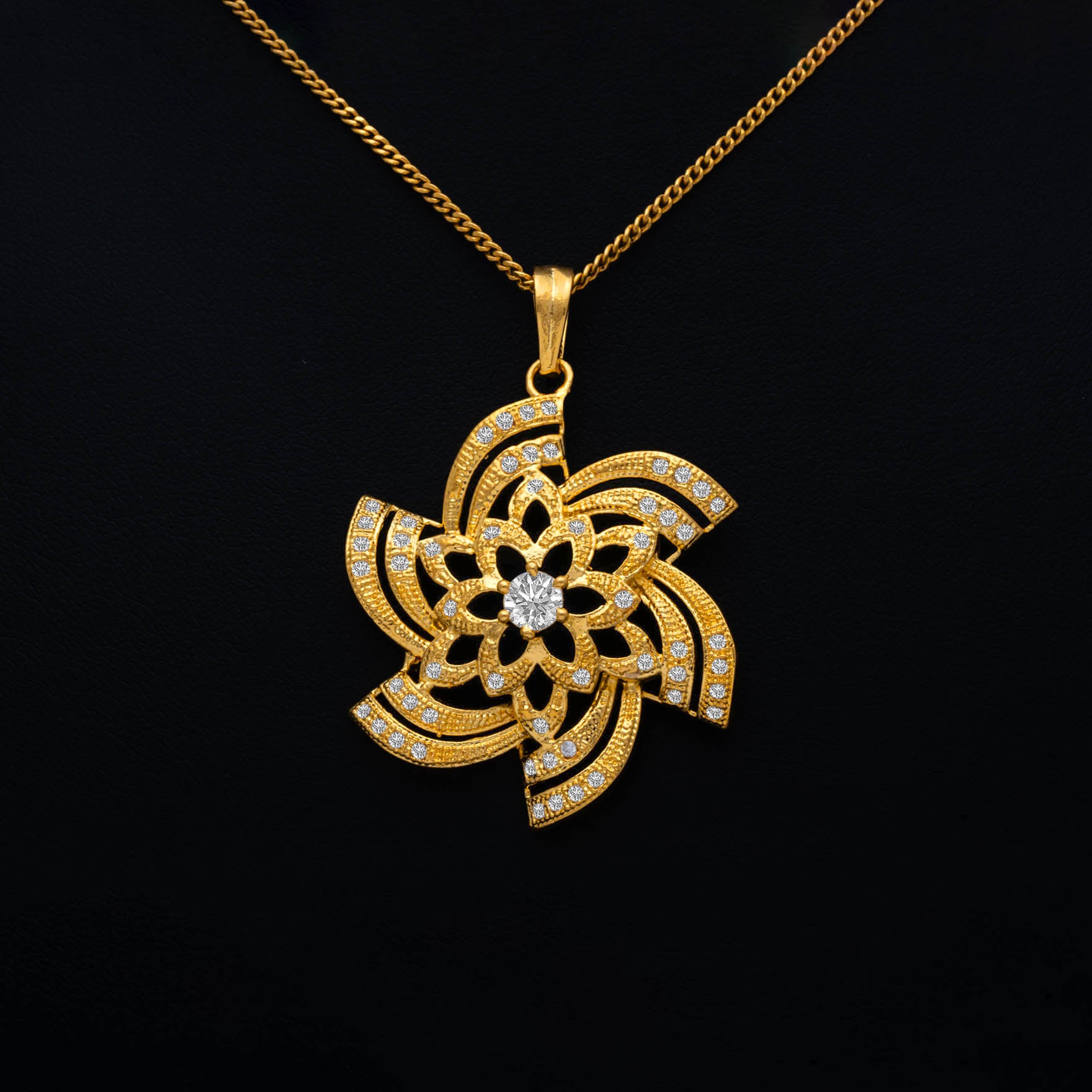 GOLDEN STONE PENDENT PSLT19W-071