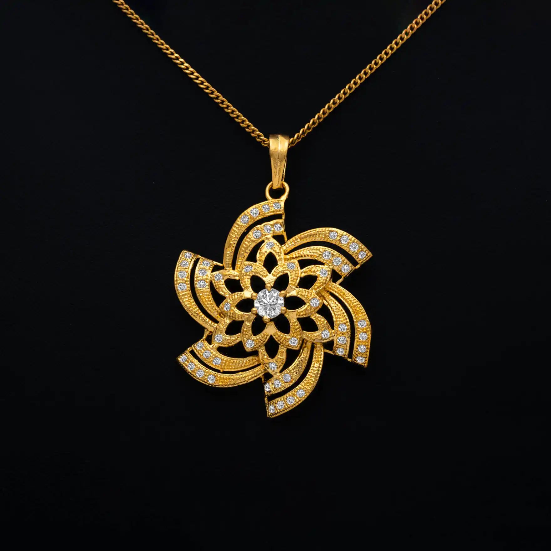 GOLDEN STONE PENDENT PSLT19W-071