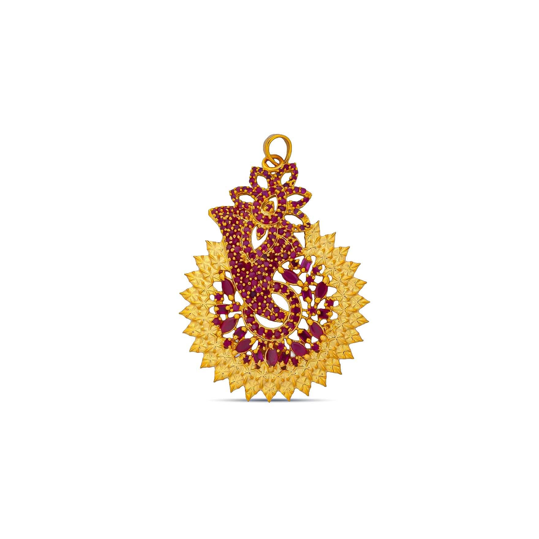STONE PENDENT PSLT24R-072
