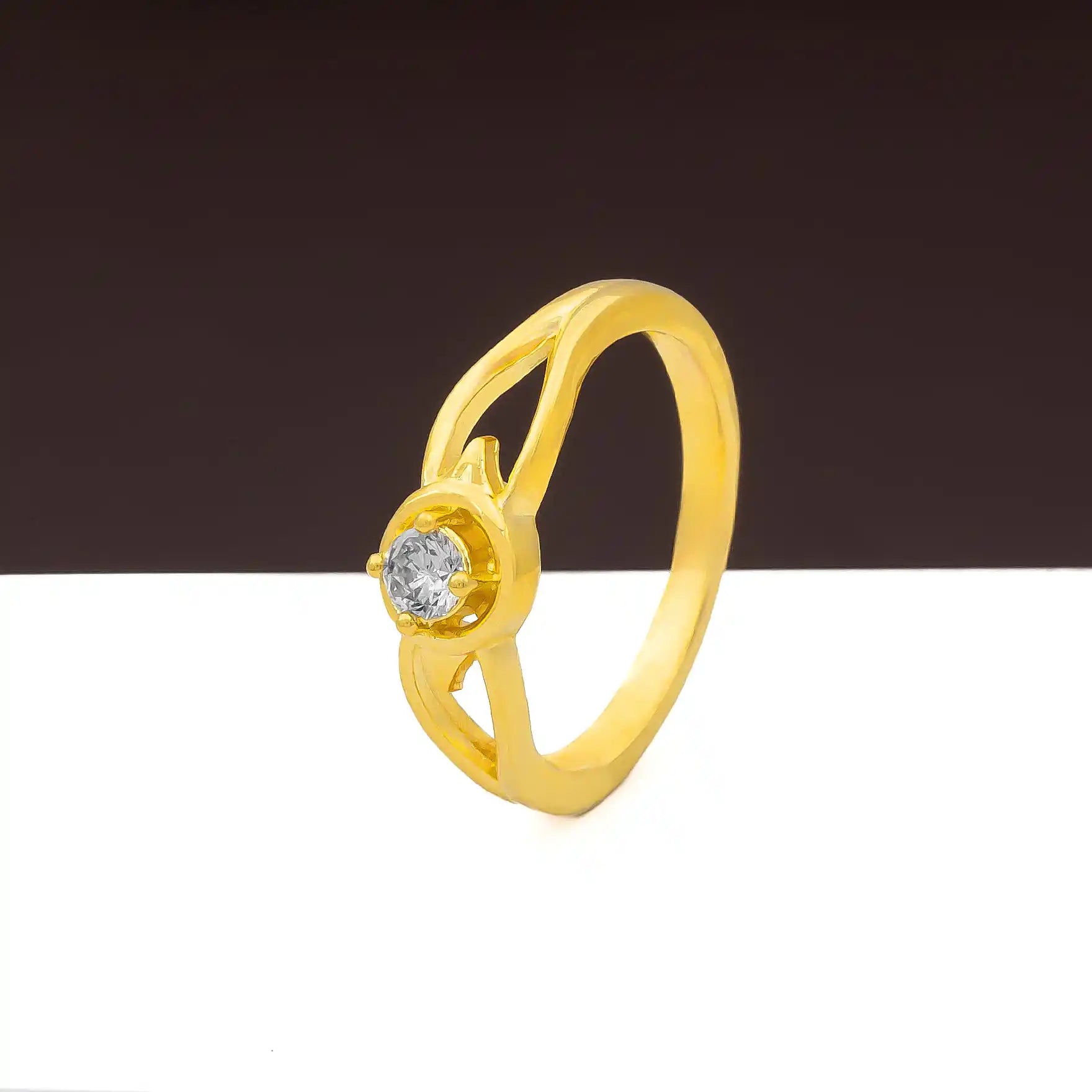 GOLDEN STONE RING PSR228W-021