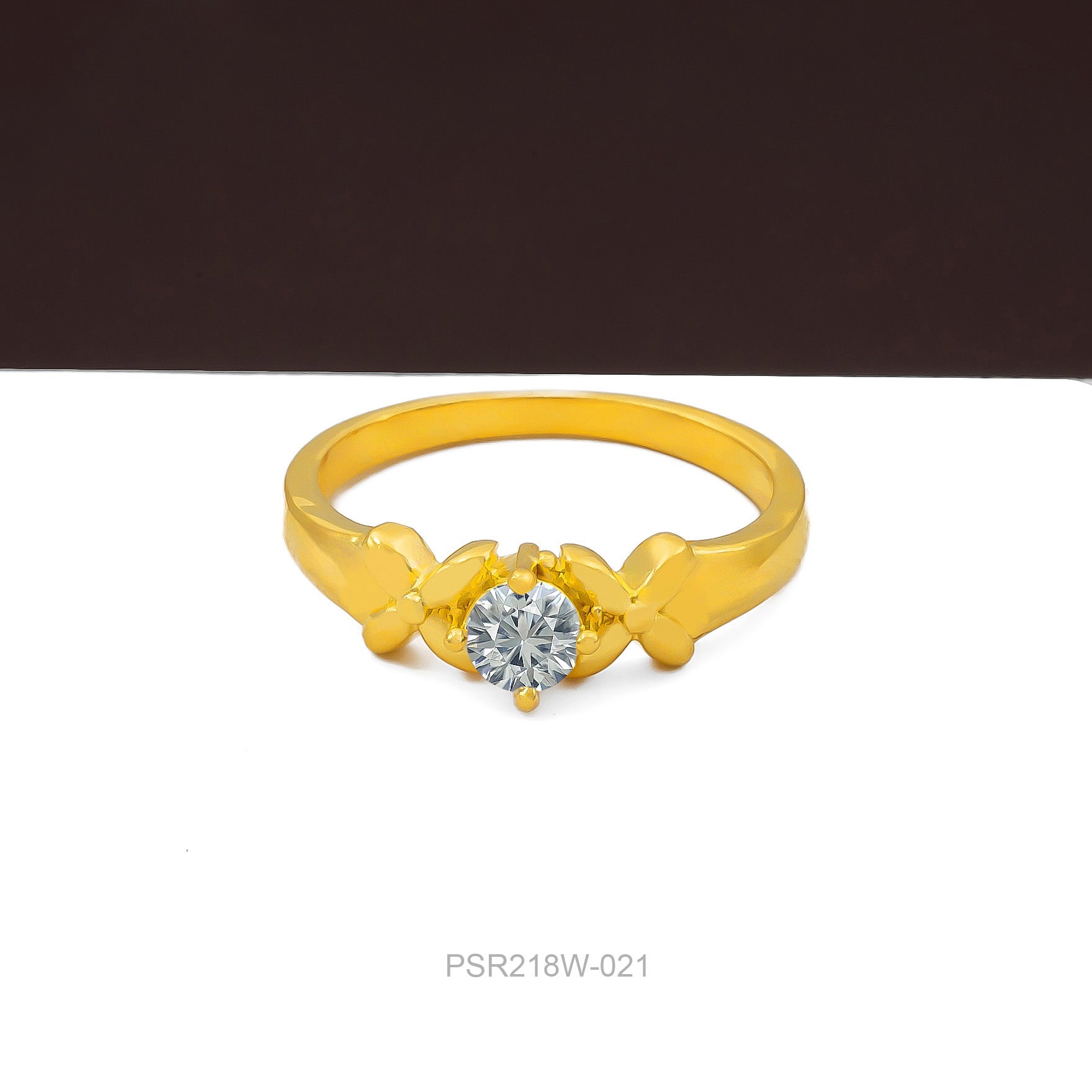 GOLDEN STONE RING PSR218W-021