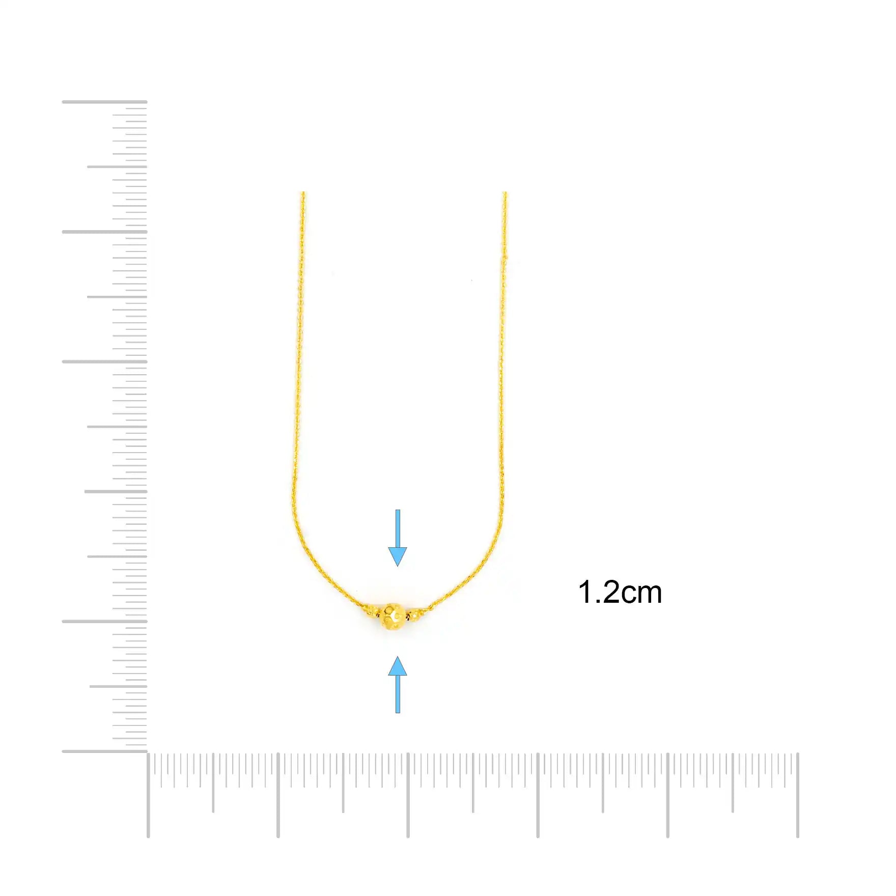 Golen necklace PGNS82-053