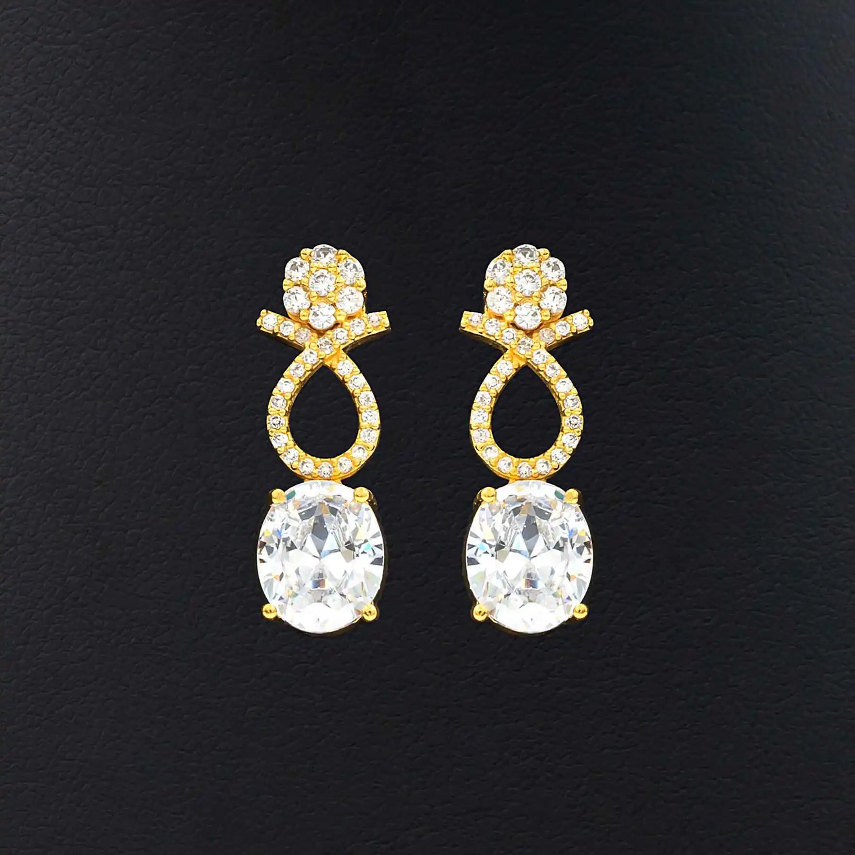 Premium Stone Necklace with Stud PMSNS7W-008, PMSHST5W-081