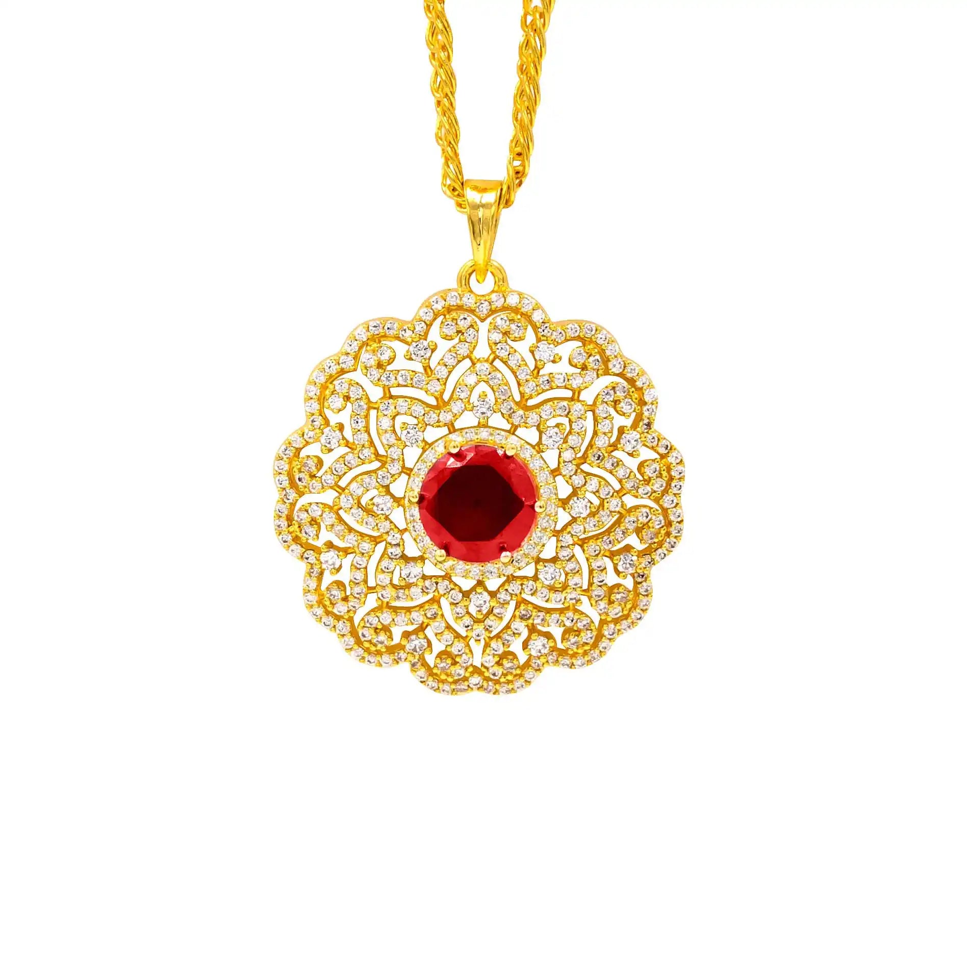 PREMIUM GOLD PENDANT AND PREMIUM STUD PMSLT2WX-003, PMSST3WX-052