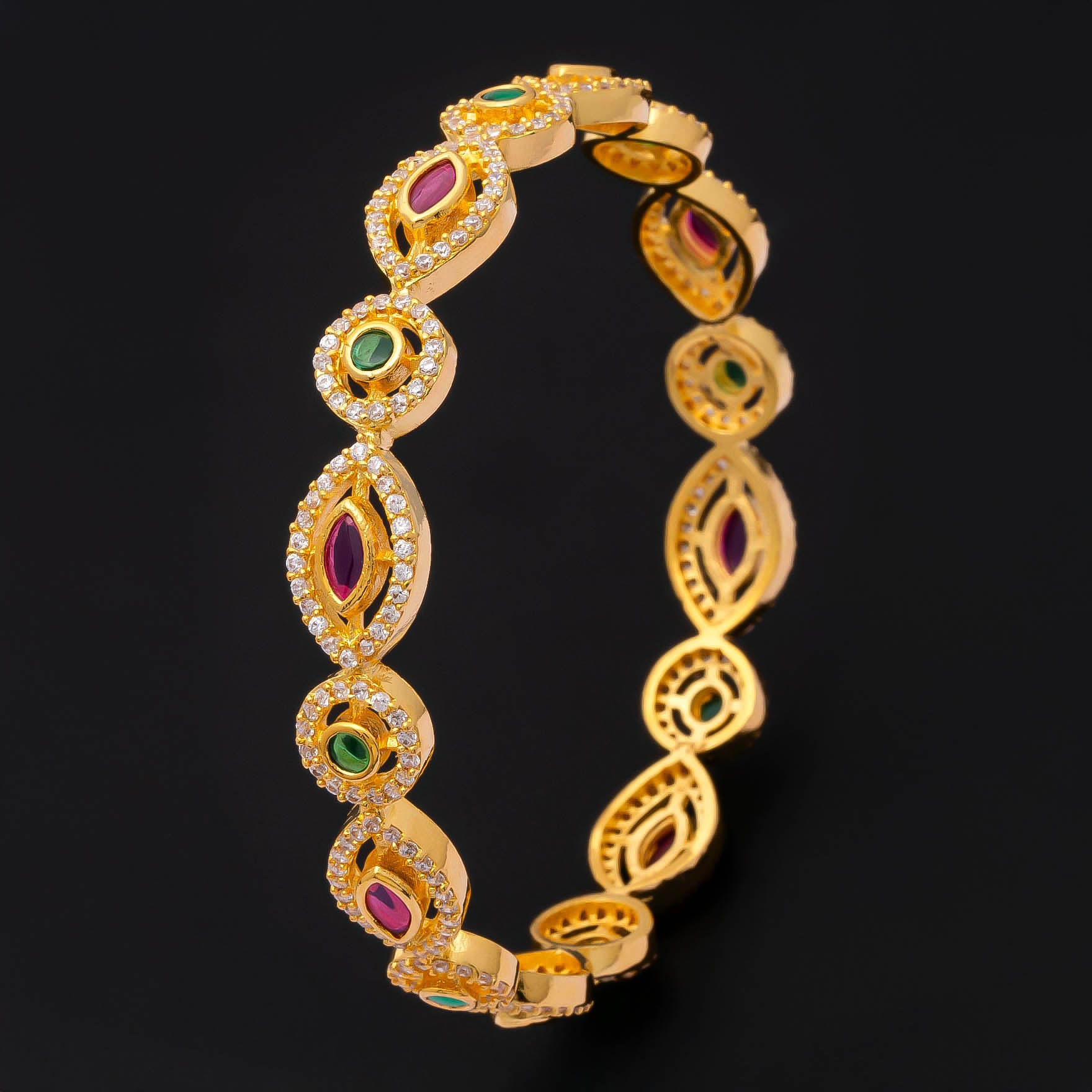 PREMIUM STONE BANGLE PMSB88WRG-006