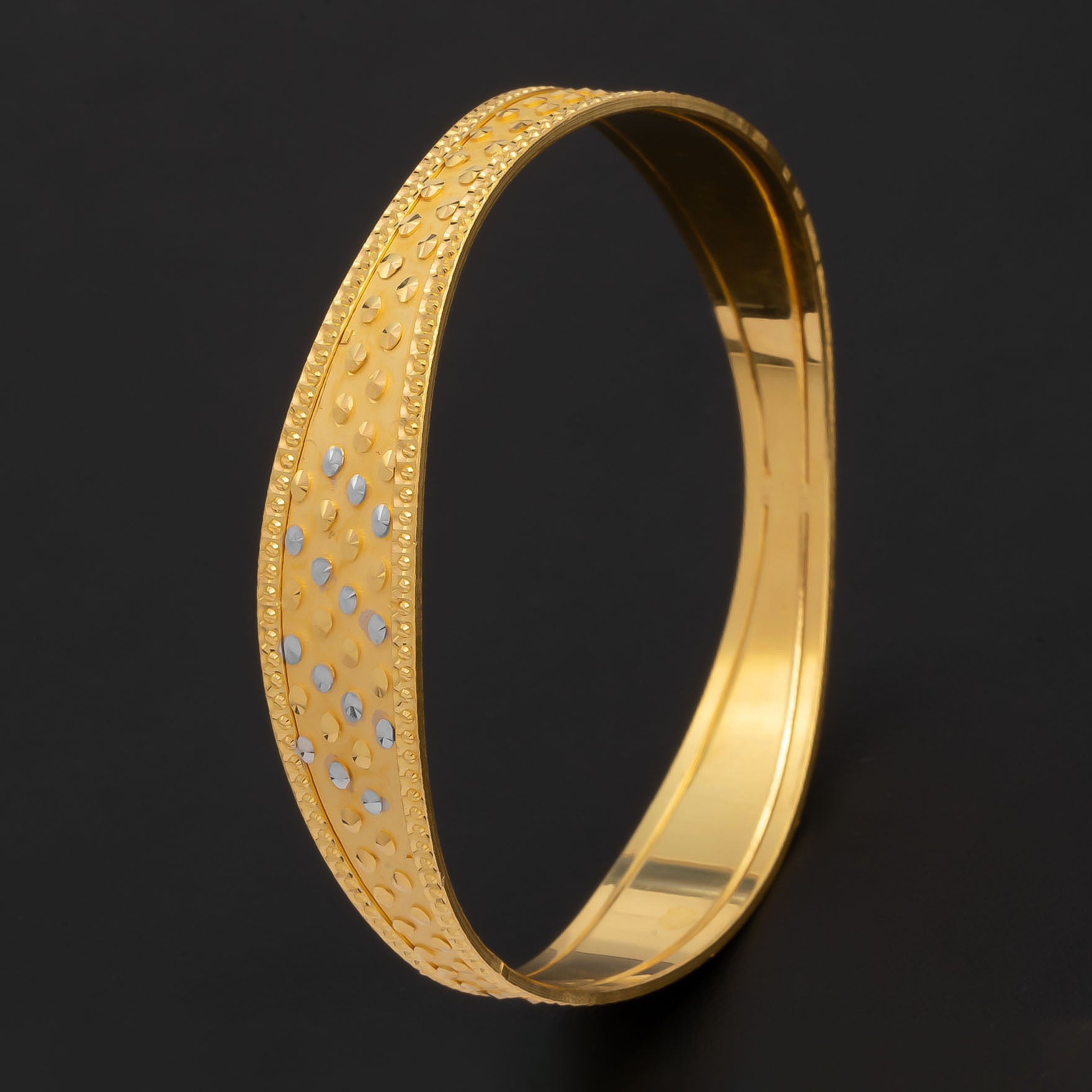RHODIUM BANGLE PRGB110-062