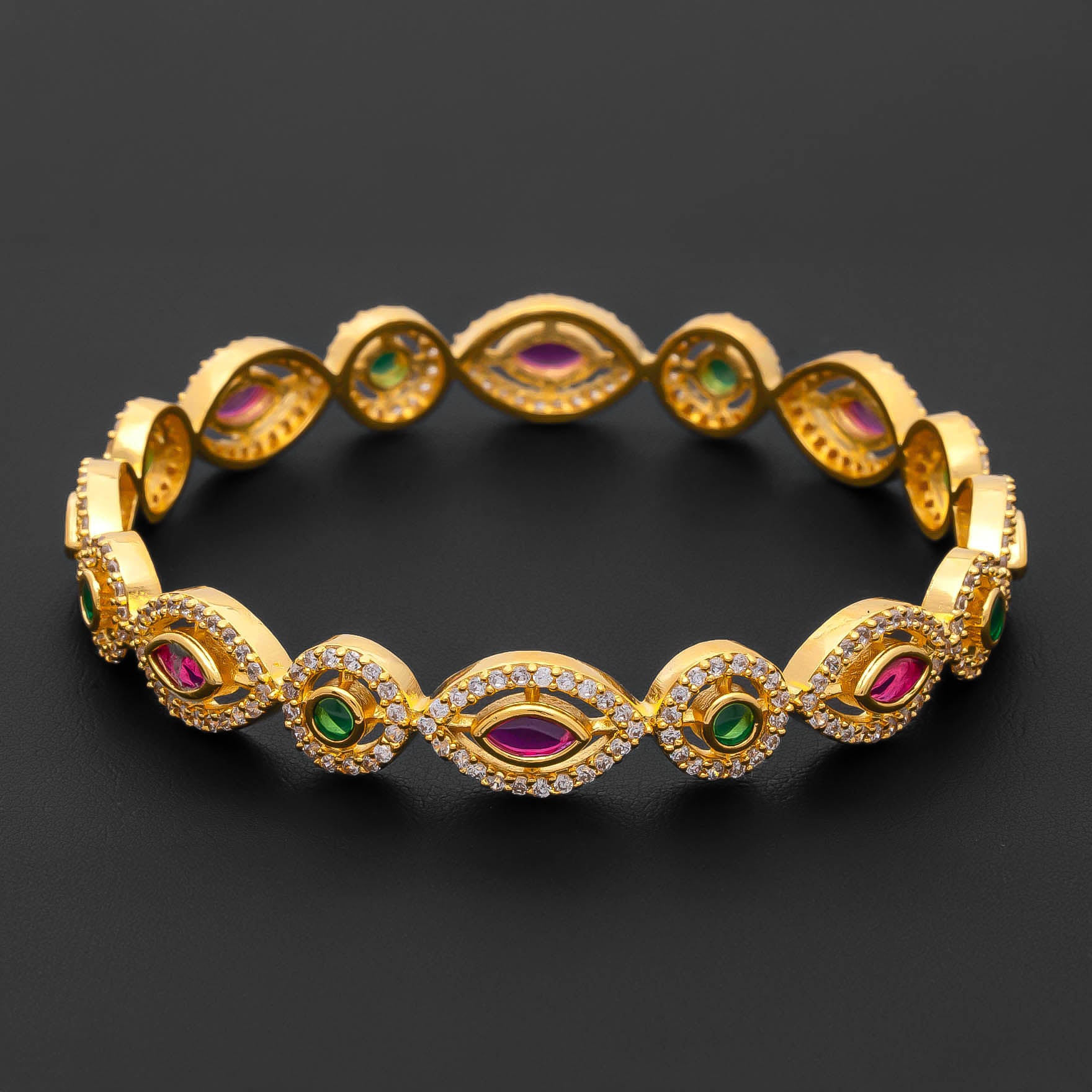 PREMIUM STONE BANGLE PMSB88WRG-006