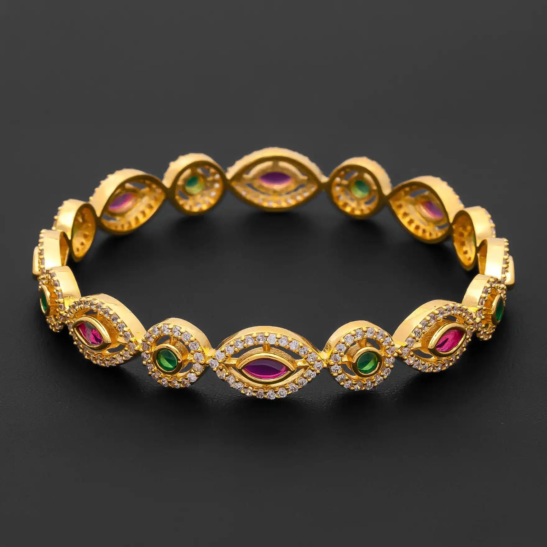 PREMIUM STONE BANGLE PMSB88WRG-006